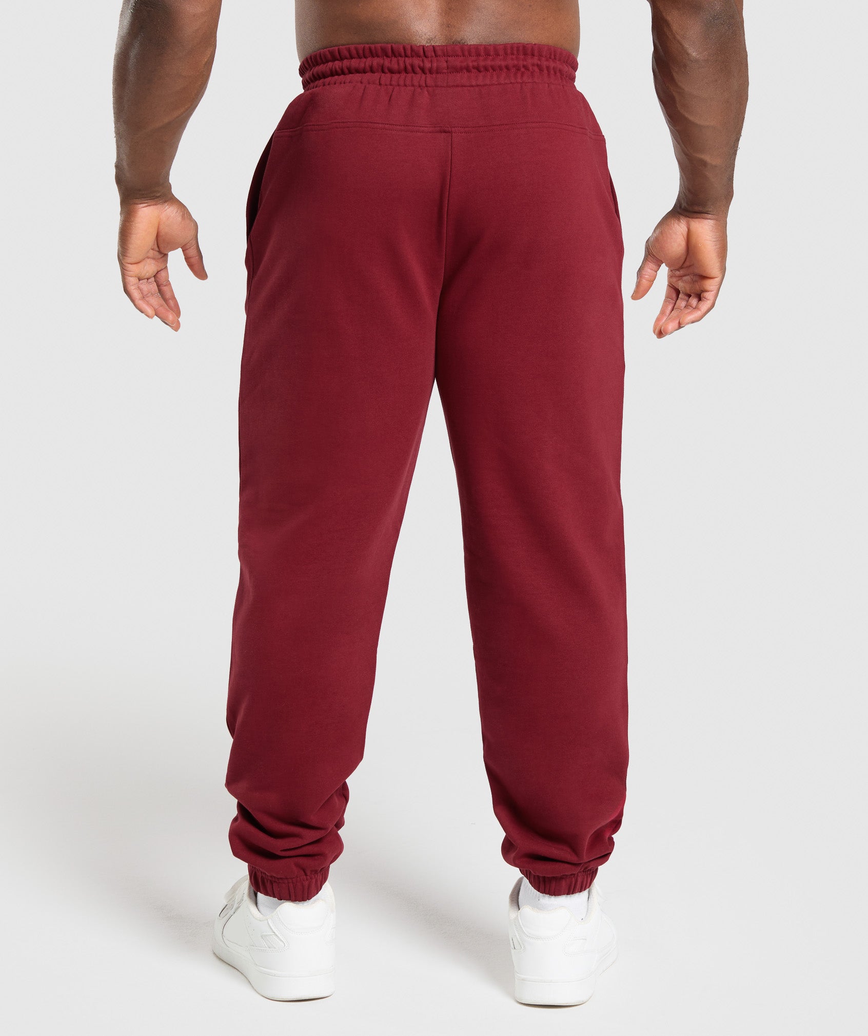 Gymshark Global Lifting Oversized Essential Joggers - Sets Red