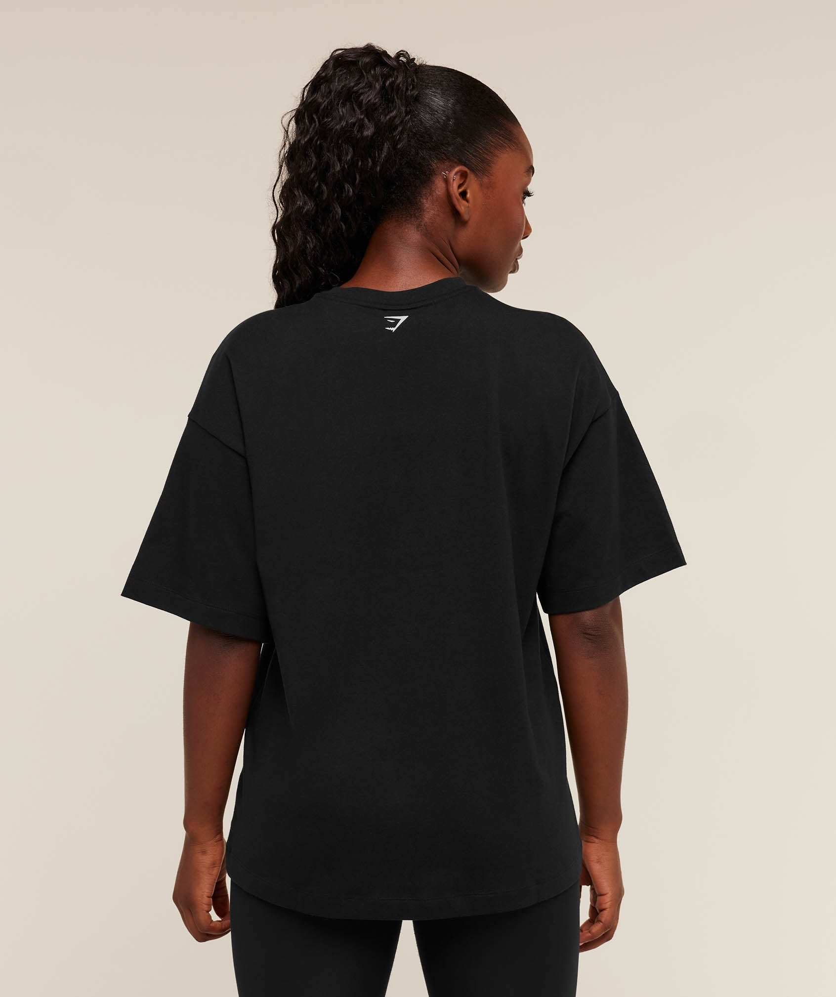 Gymshark Juicy Peach Short Sleeve T-Shirt - Black