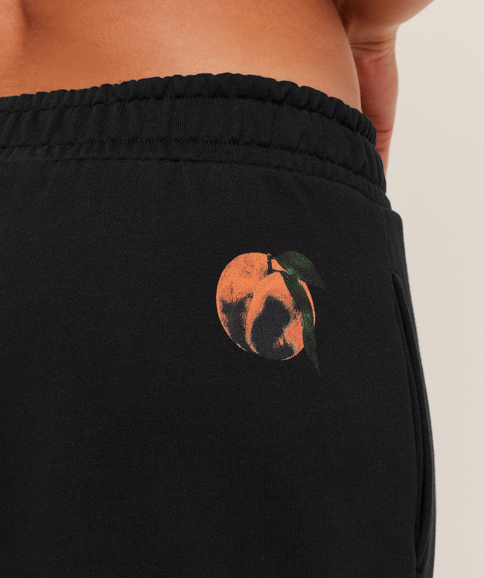 Gymshark Juicy Peach Wide Leg Joggers - Black