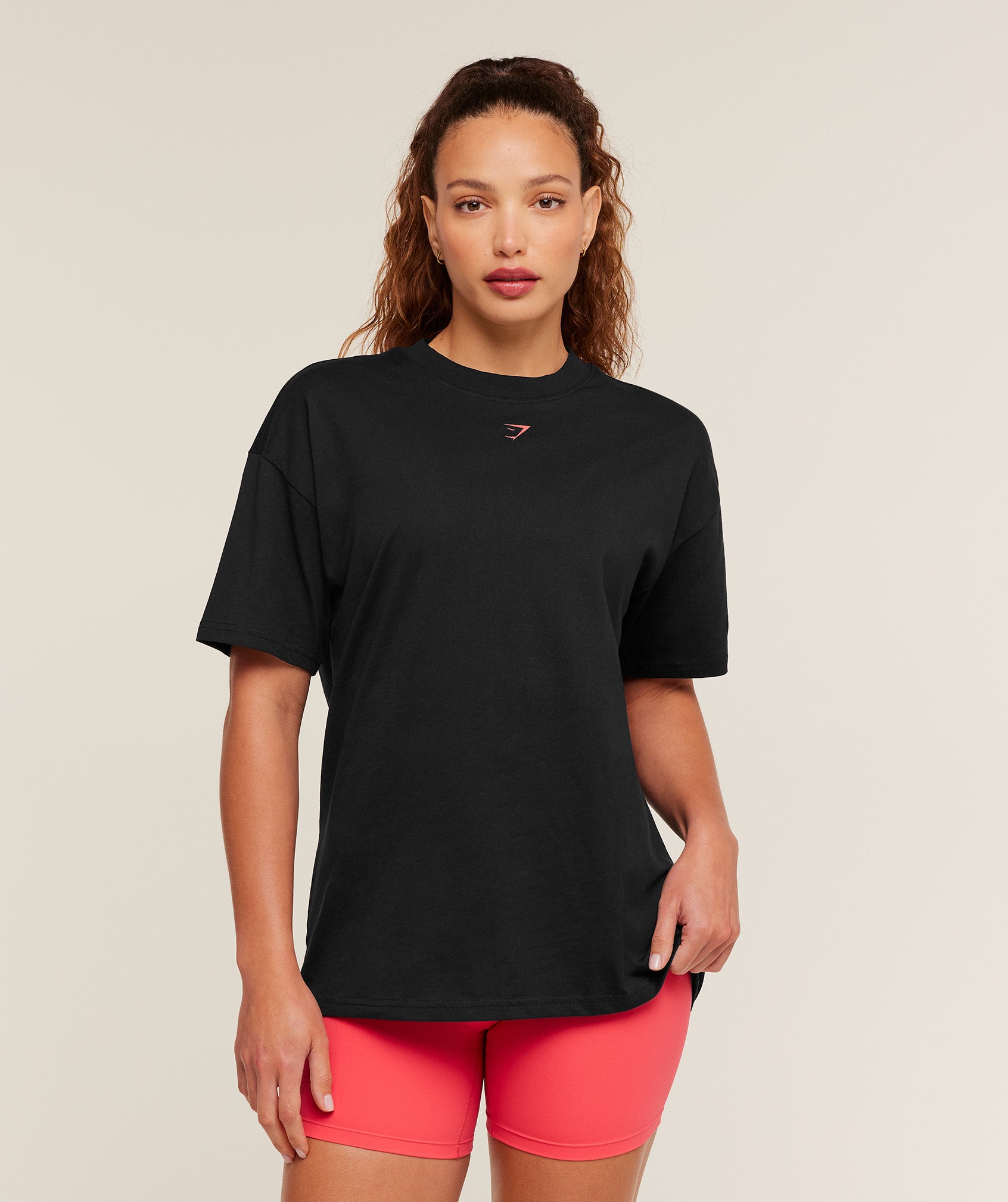 Gymshark Just Peachy Graphic T-Shirt - GS Black