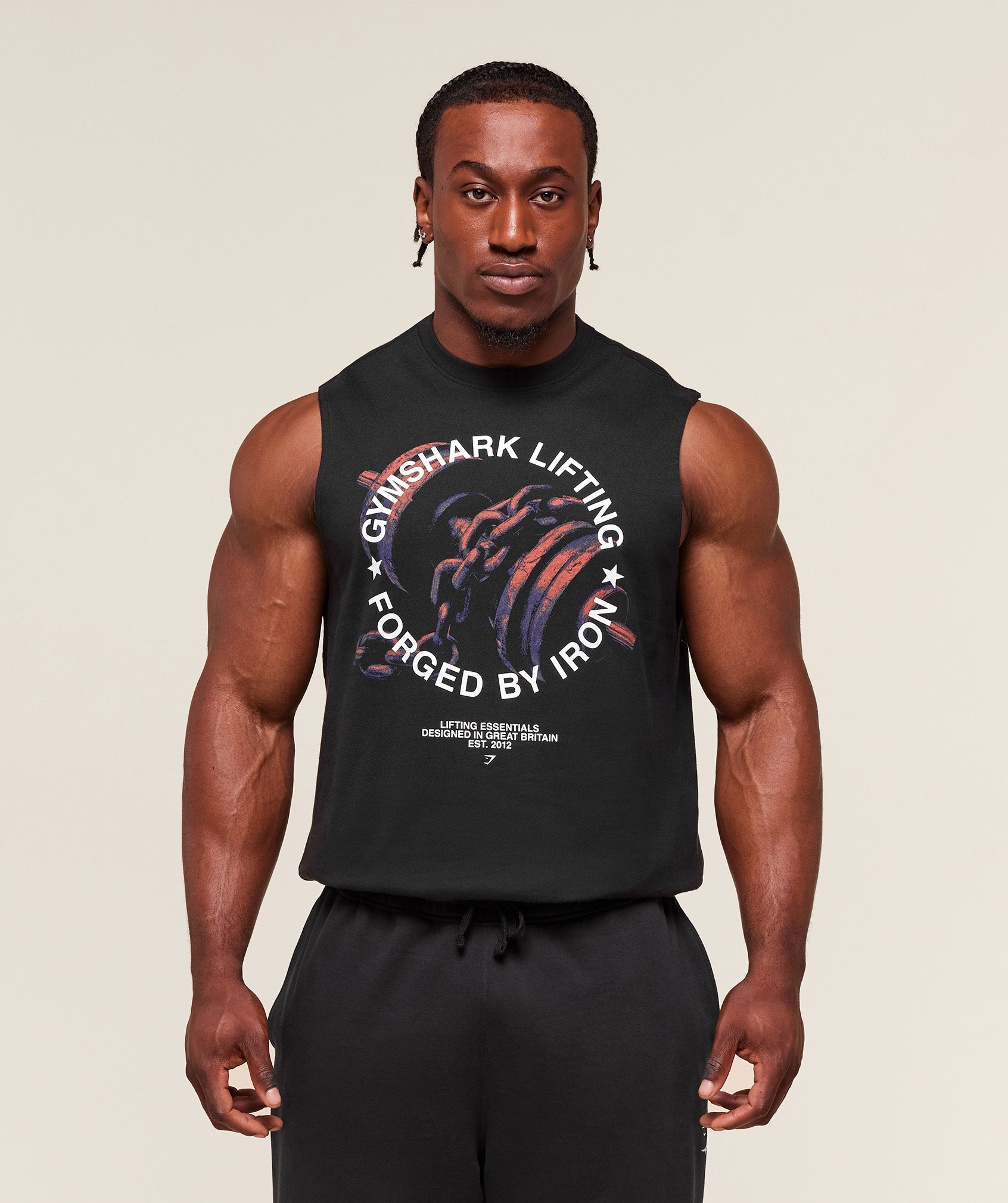 Gymshark Forged By Iron Tank - Black