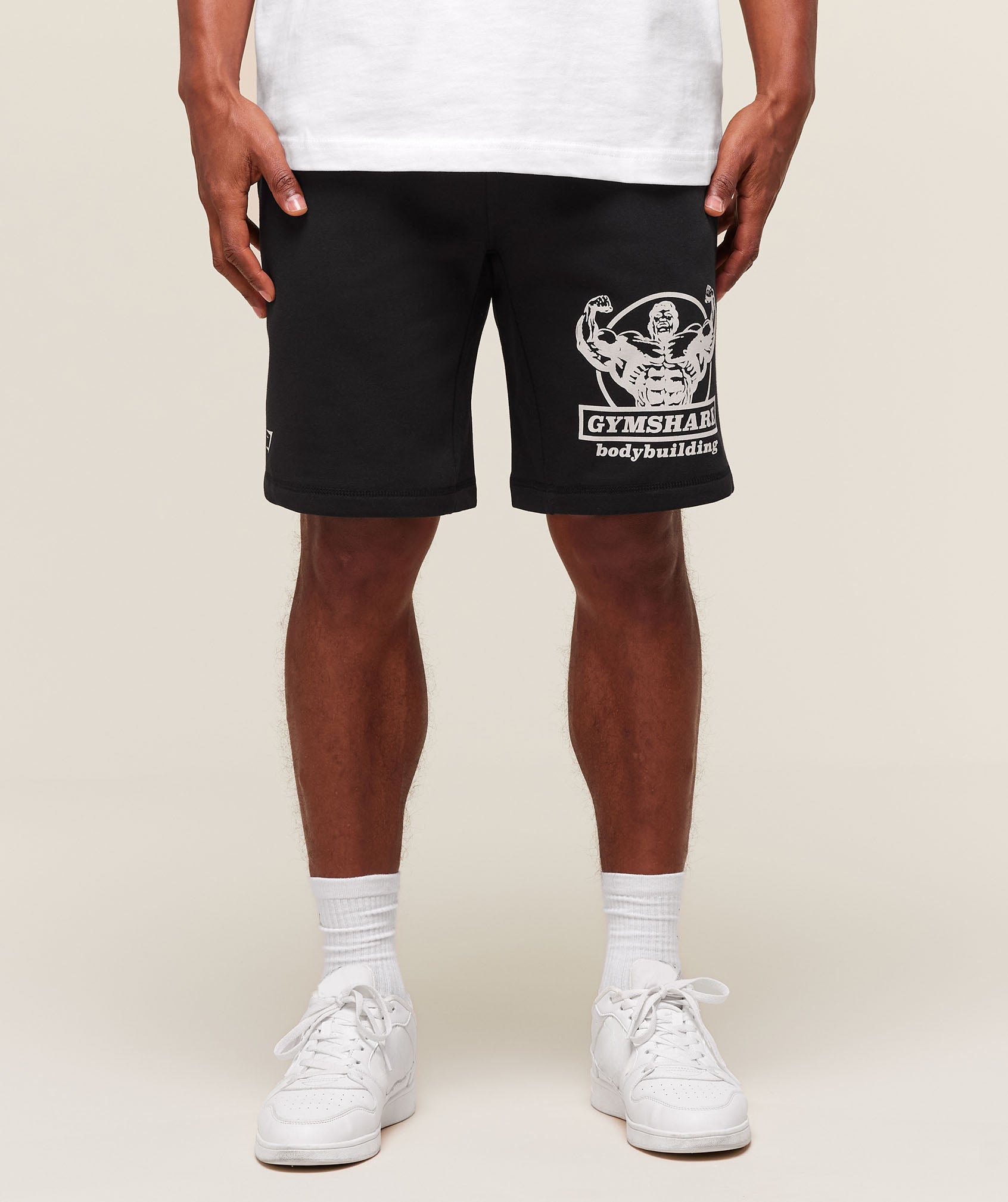 Gymshark Double Bicep 9" Shorts - Black