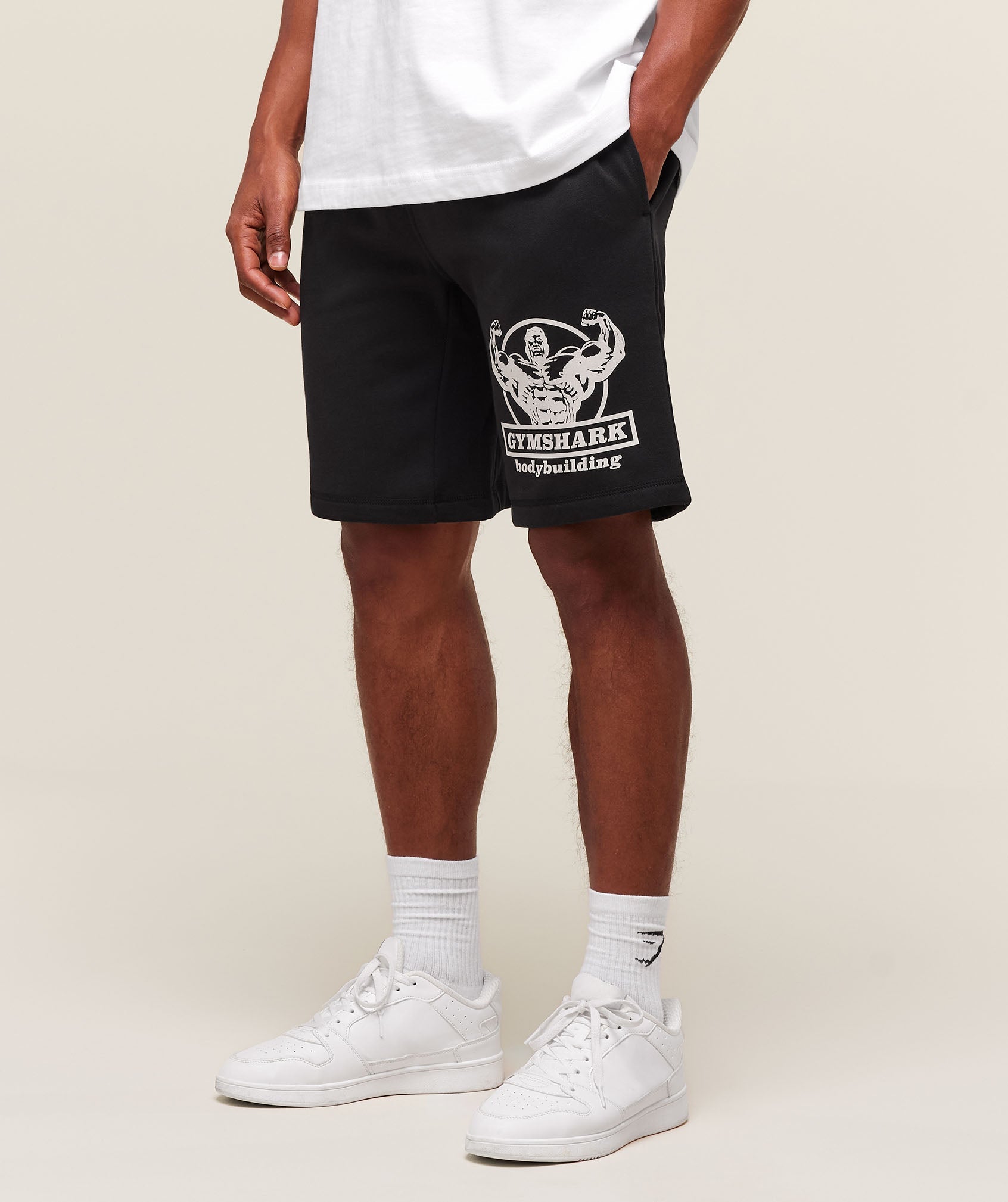 Gymshark Double Bicep 9" Shorts - Black