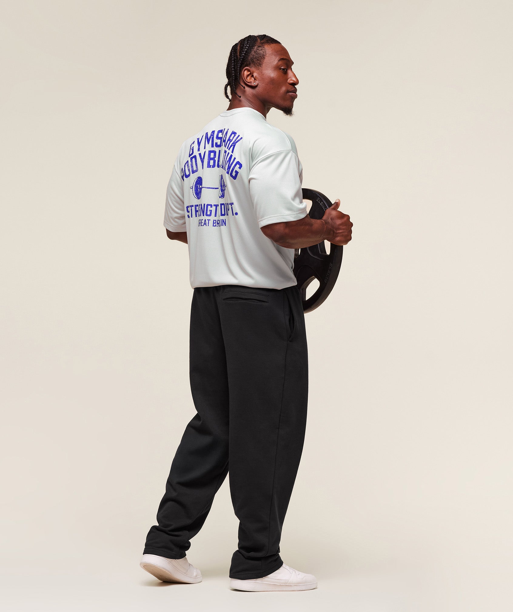 Gymshark Olympic Bar T-Shirt - Metal Grey