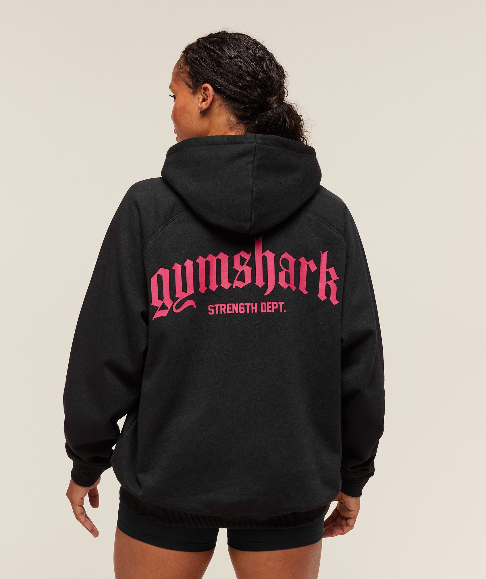 Gymshark Strength Department Oversized Hoodie - Black