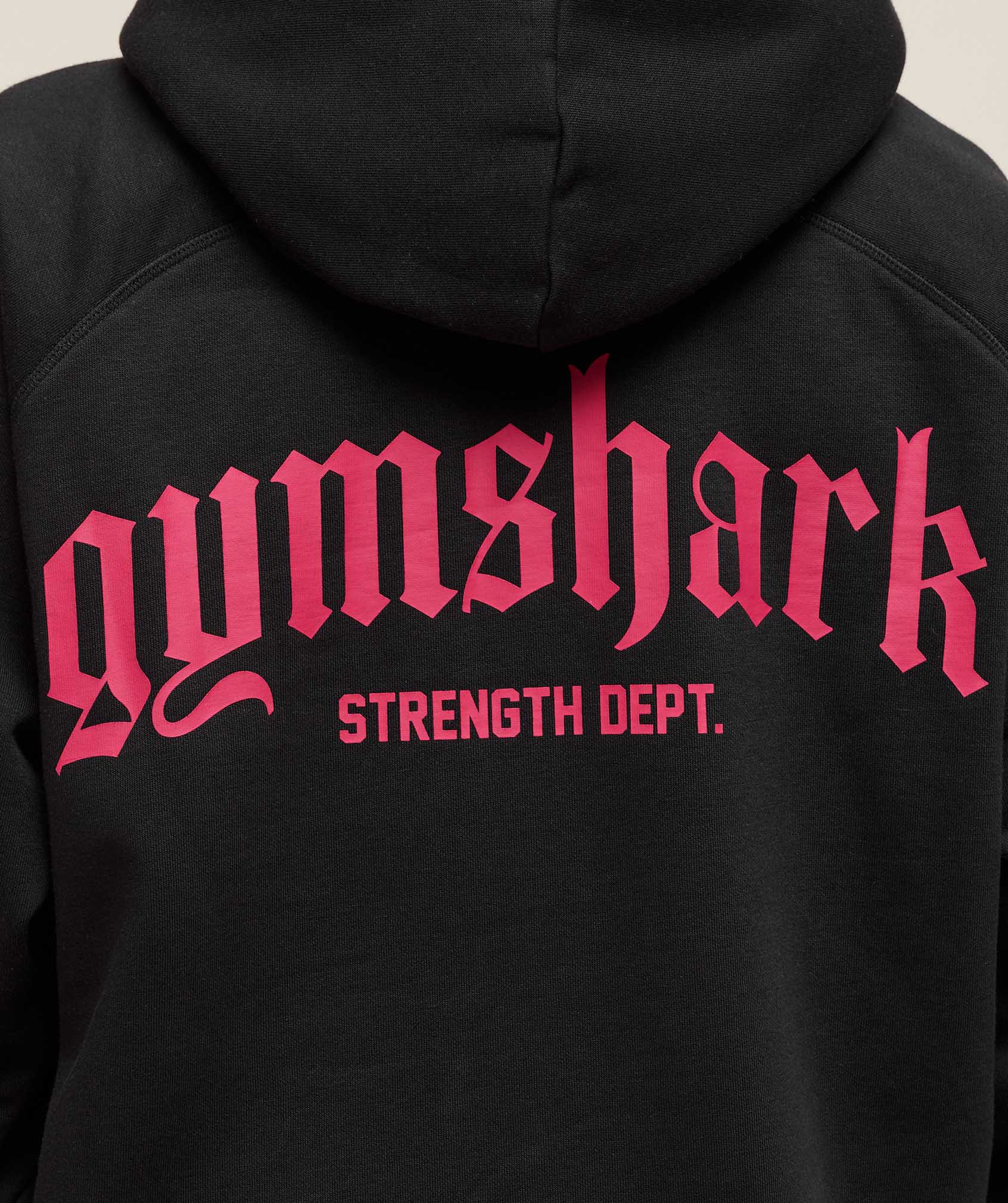 Gymshark Strength Department Oversized Hoodie - Black