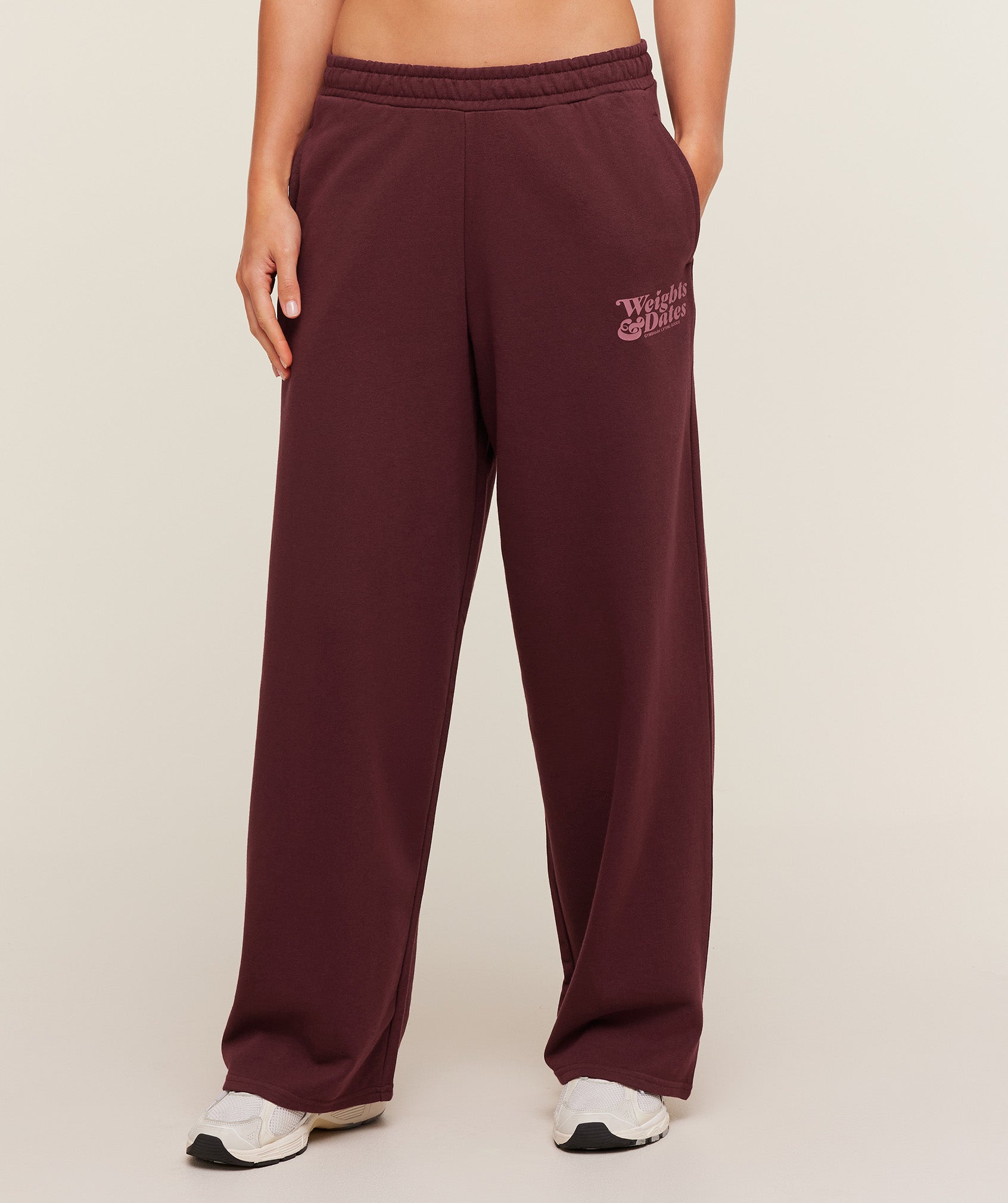 Gymshark Valentines Graphic Jogger - GS Rich Maroon
