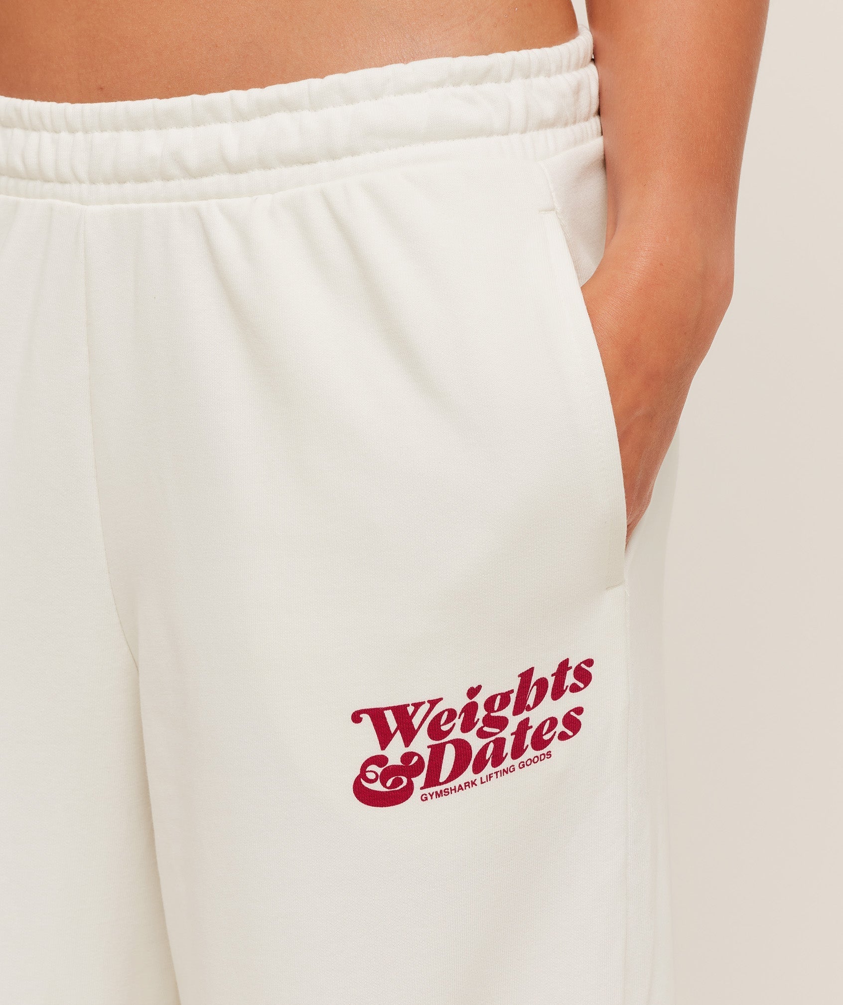 Gymshark Valentines Graphic Jogger - GS Soft White