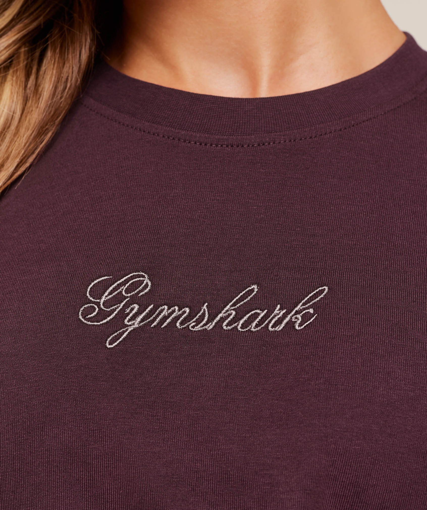 Gymshark All Seasons Graphic Short Sleeve T-Shirt - GS Cherry Purple