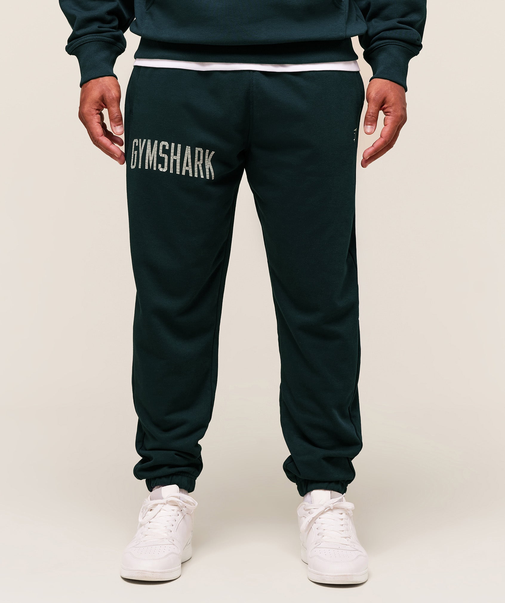 Gymshark Worn Graphic Jogger - Deep Petrol Blue