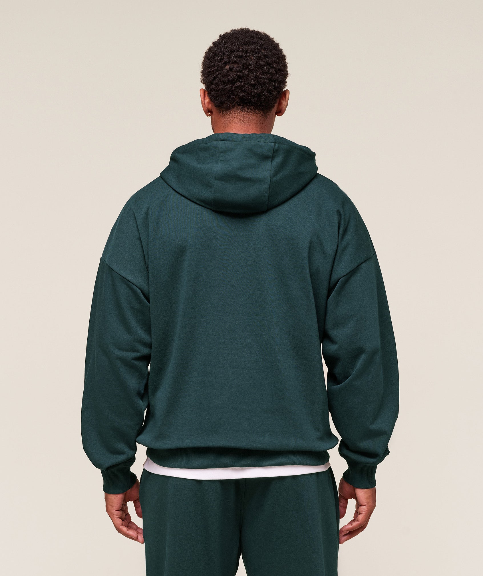 Gymshark Worn Graphic Hoodie - Deep Petrol Blue