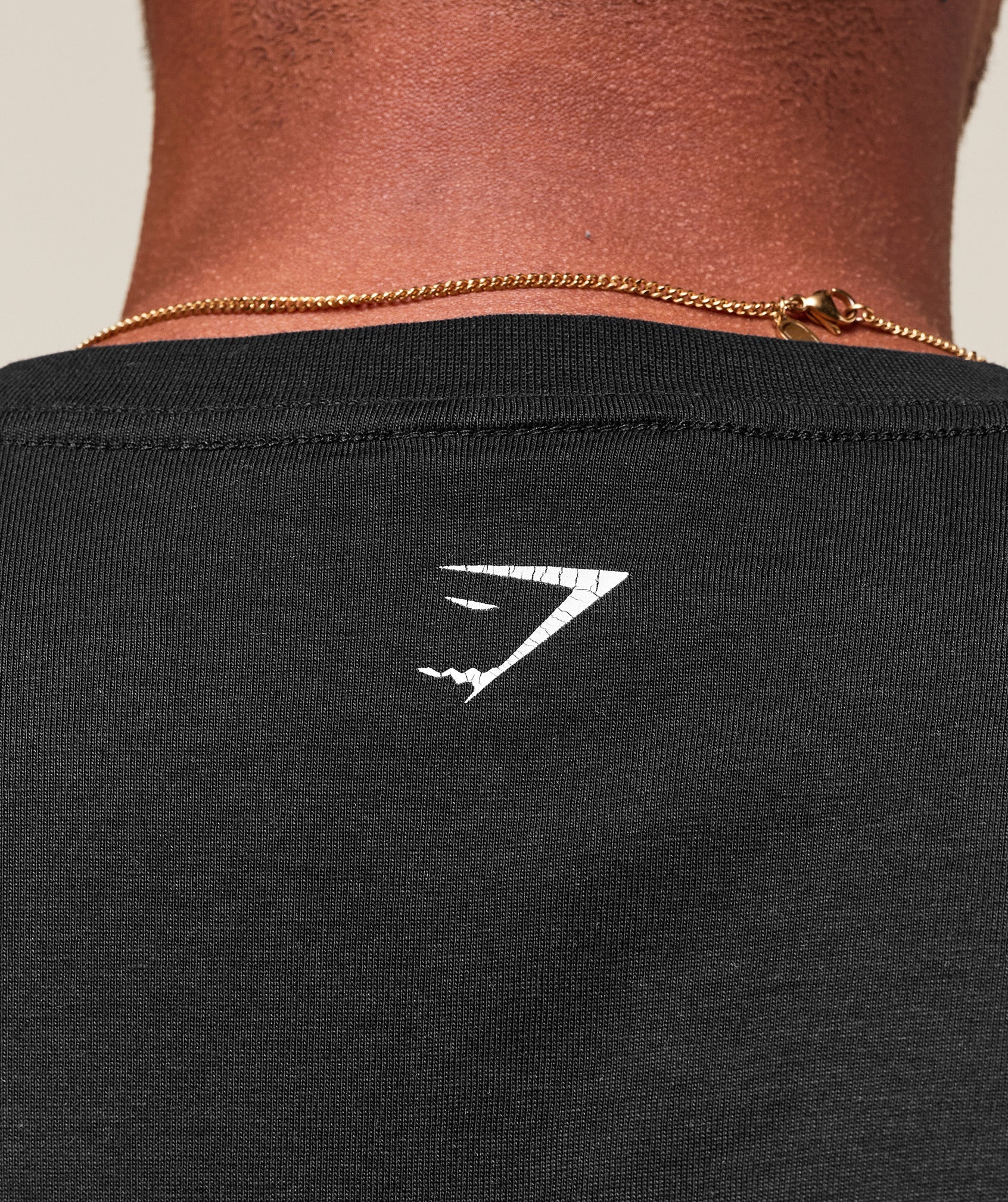 Gymshark Worn Graphic Long Sleeve T-Shirt - Black