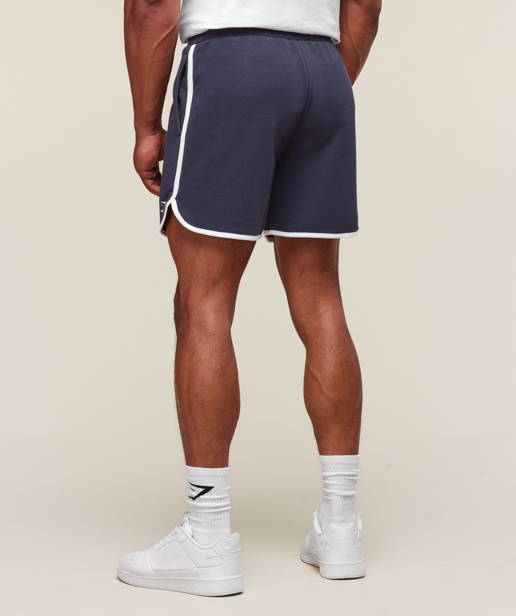 Gymshark GSLC Contrast 5" Shorts - Heavy Blue/Soft White