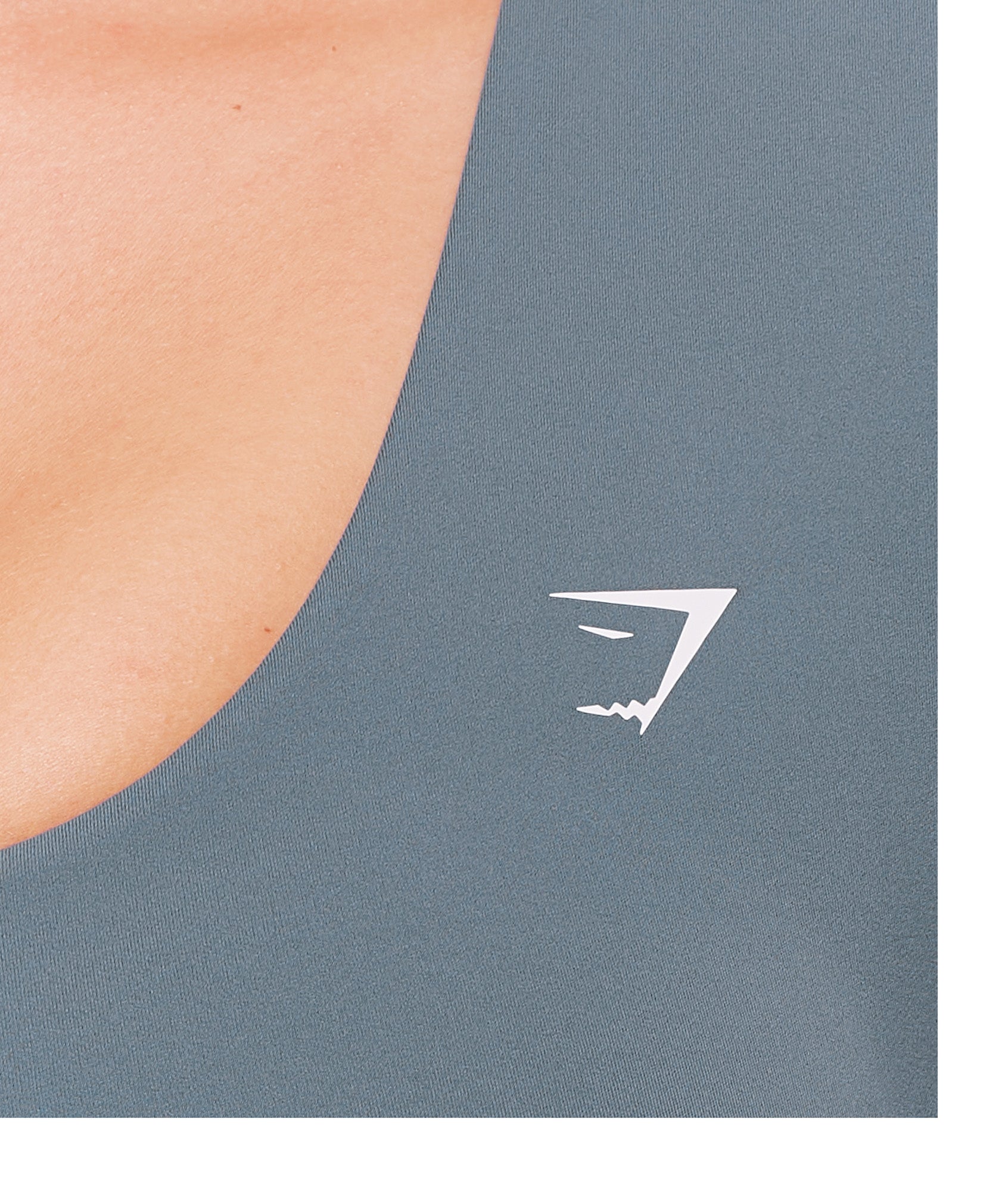 Gymshark Twist Back Long Sleeve Top - Iron Blue