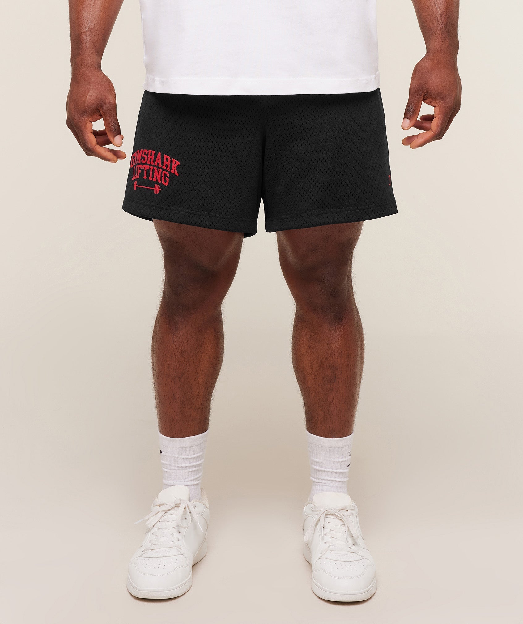 Gymshark Gymshark Lifting Barbell Mesh 5" Short - Black