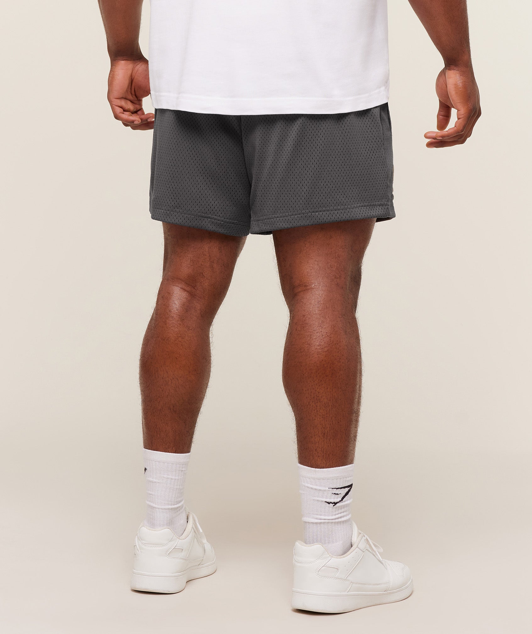 Gymshark Gymshark Lifting Barbell Mesh 5" Short - Onyx Grey
