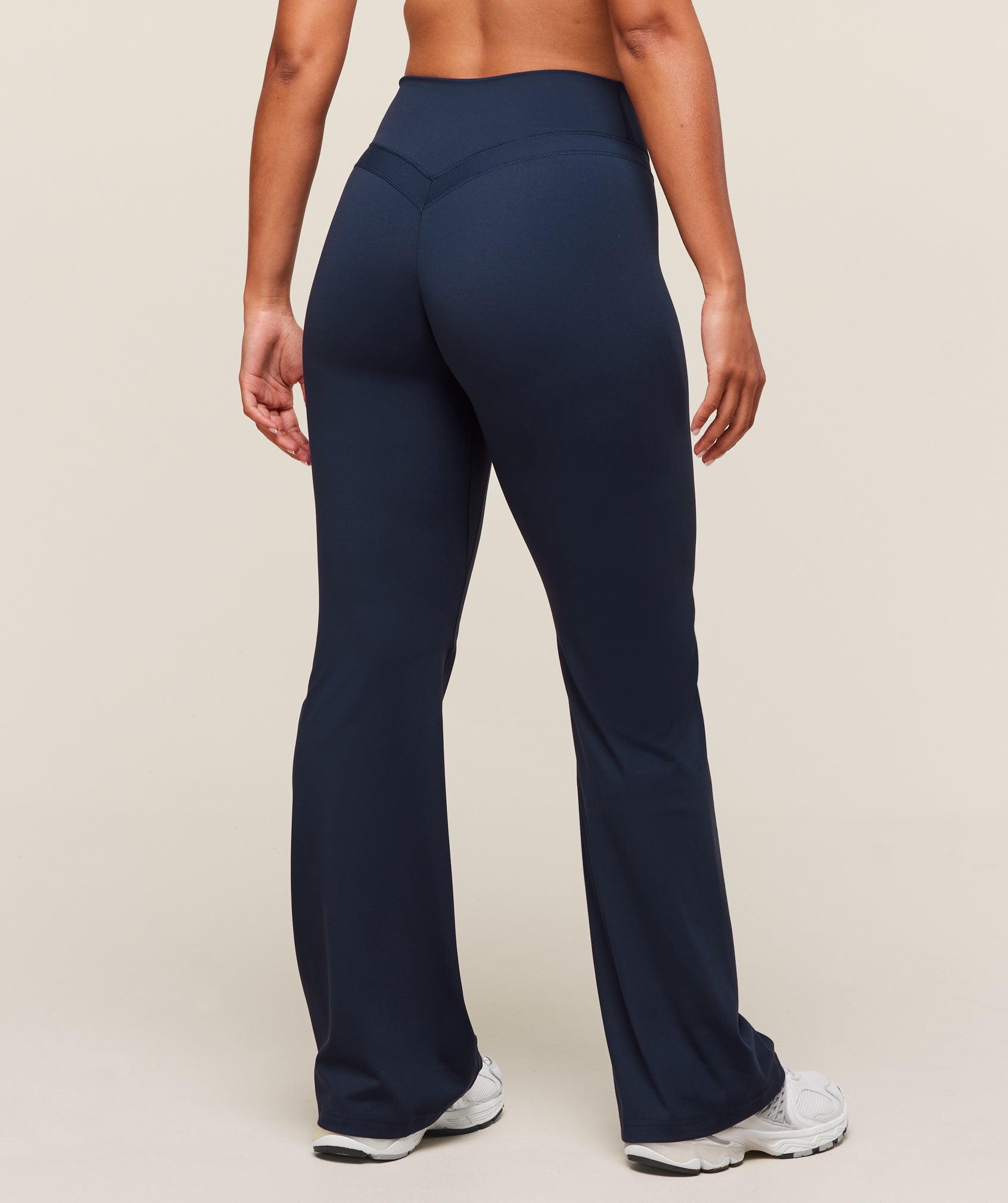 Gymshark Whitney Flared Leggings Short - Navy