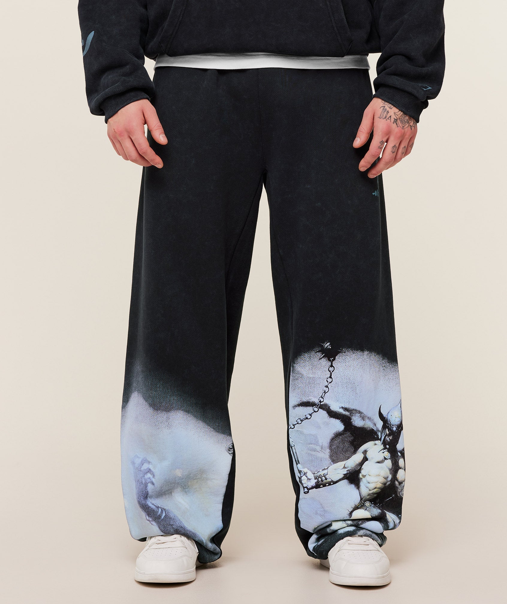 Gymshark Power x Frazetta Graphic Joggers - Black