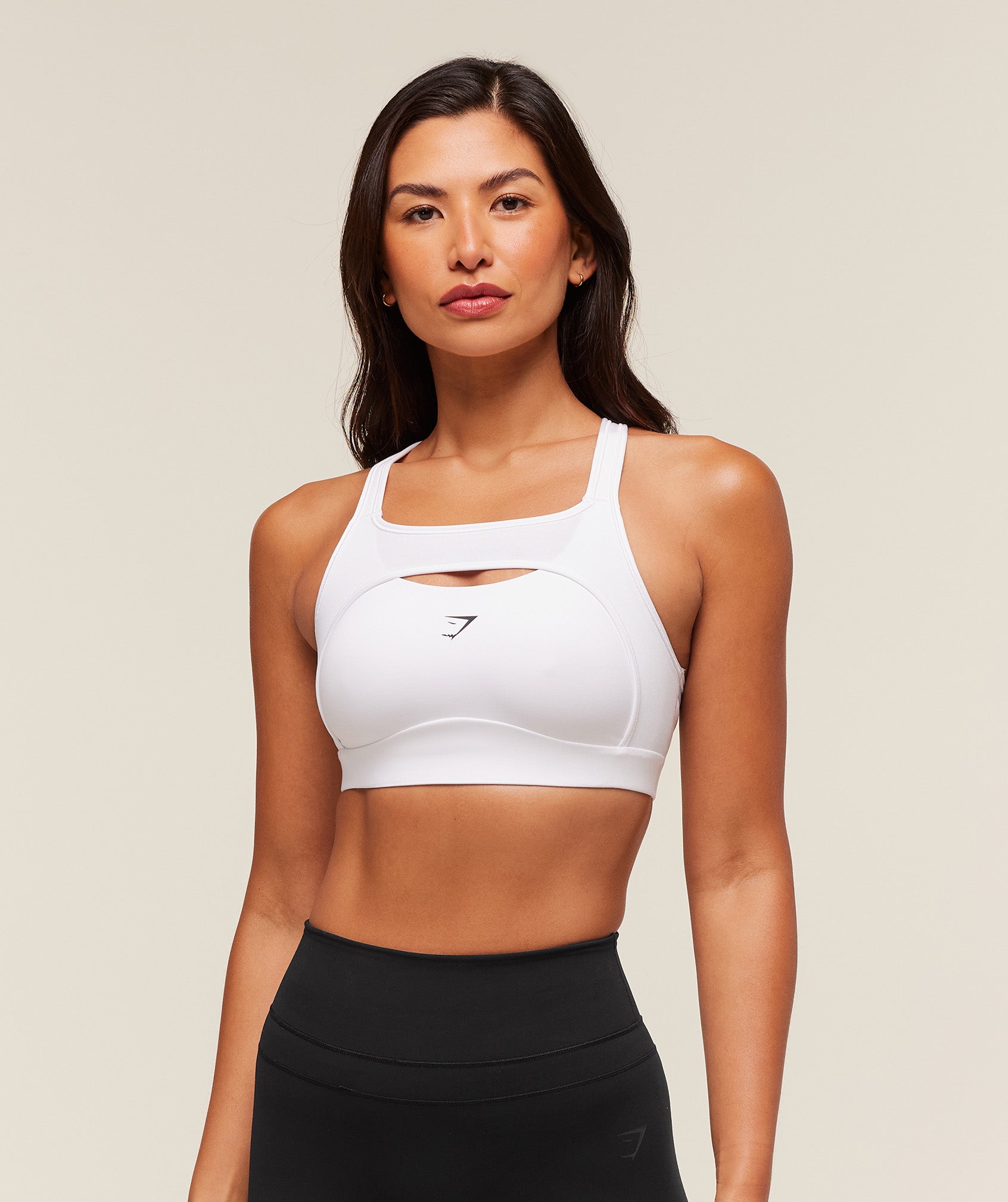 Gymshark Alpha High Support Sports Bra - White