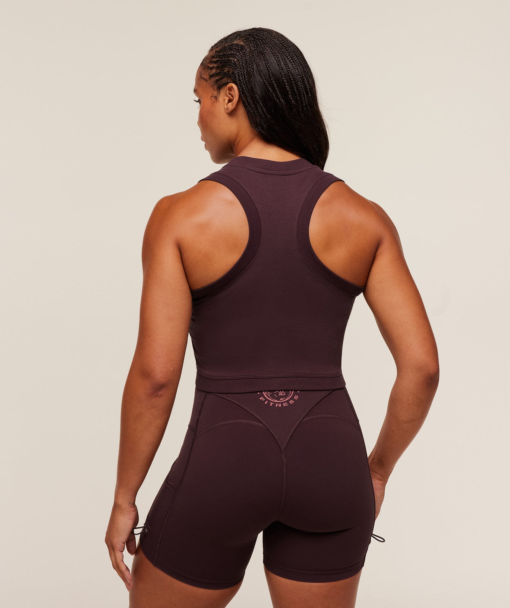 Gymshark Legacy Sleeveless Crop Top - Cherry Purple