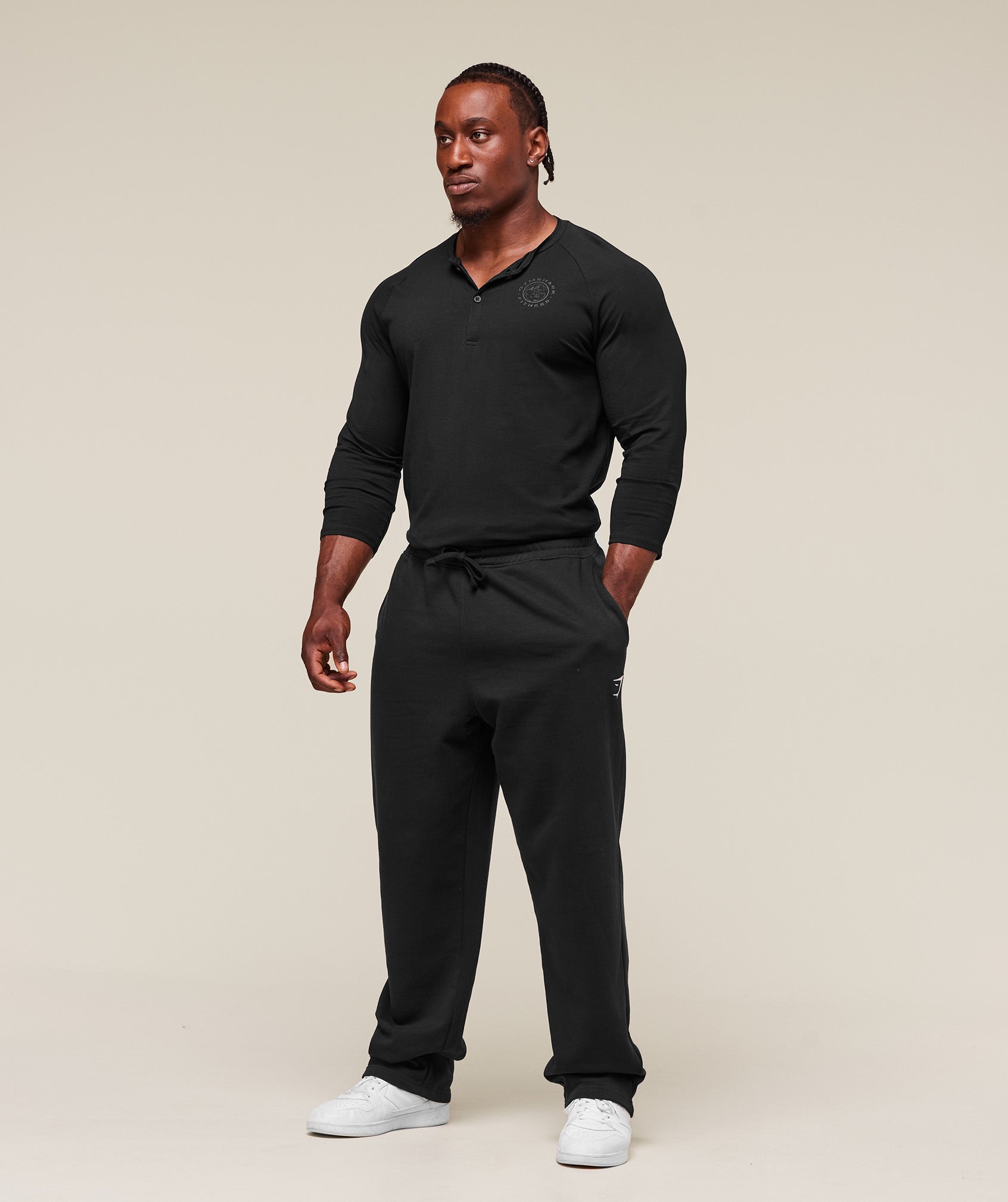 Gymshark Legacy Henley - Black