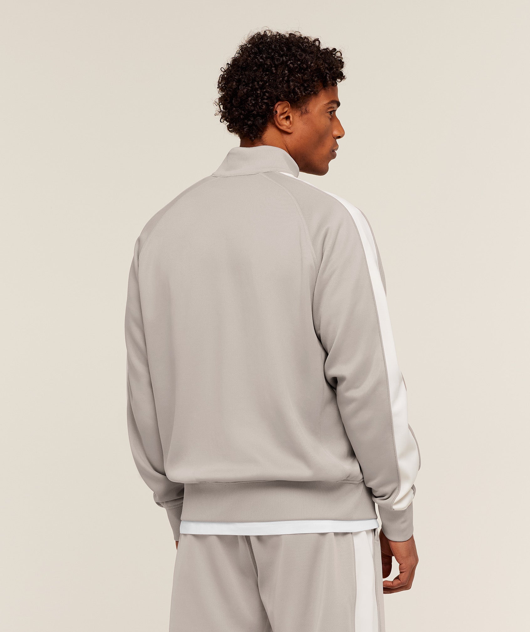 Gymshark Tricot Track Jacket - Mushroom Grey