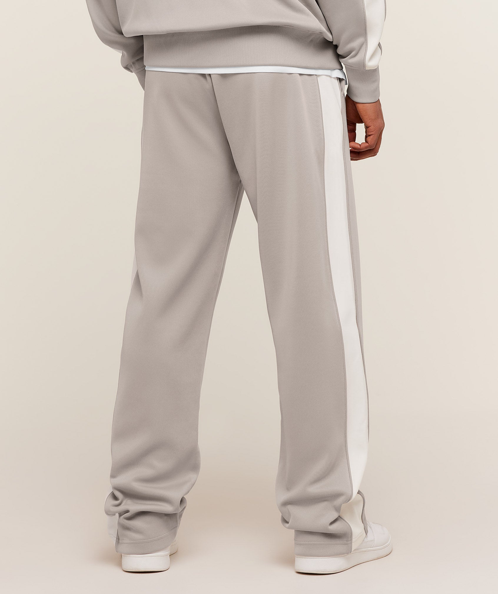 Gymshark Tricot Track Pants - Mushroom Grey
