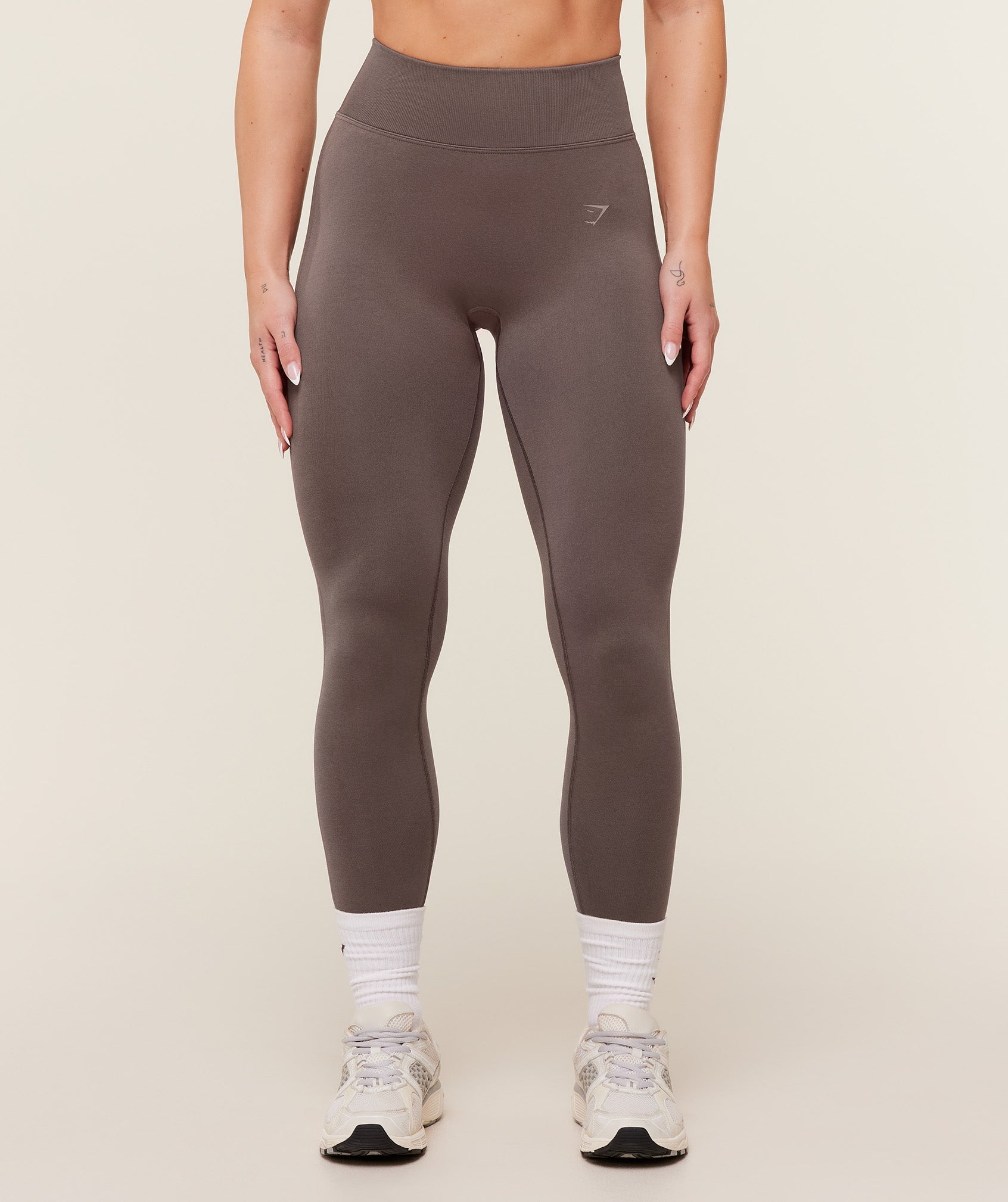 Gymshark Lift Seamless Leggings - Cool Brown
