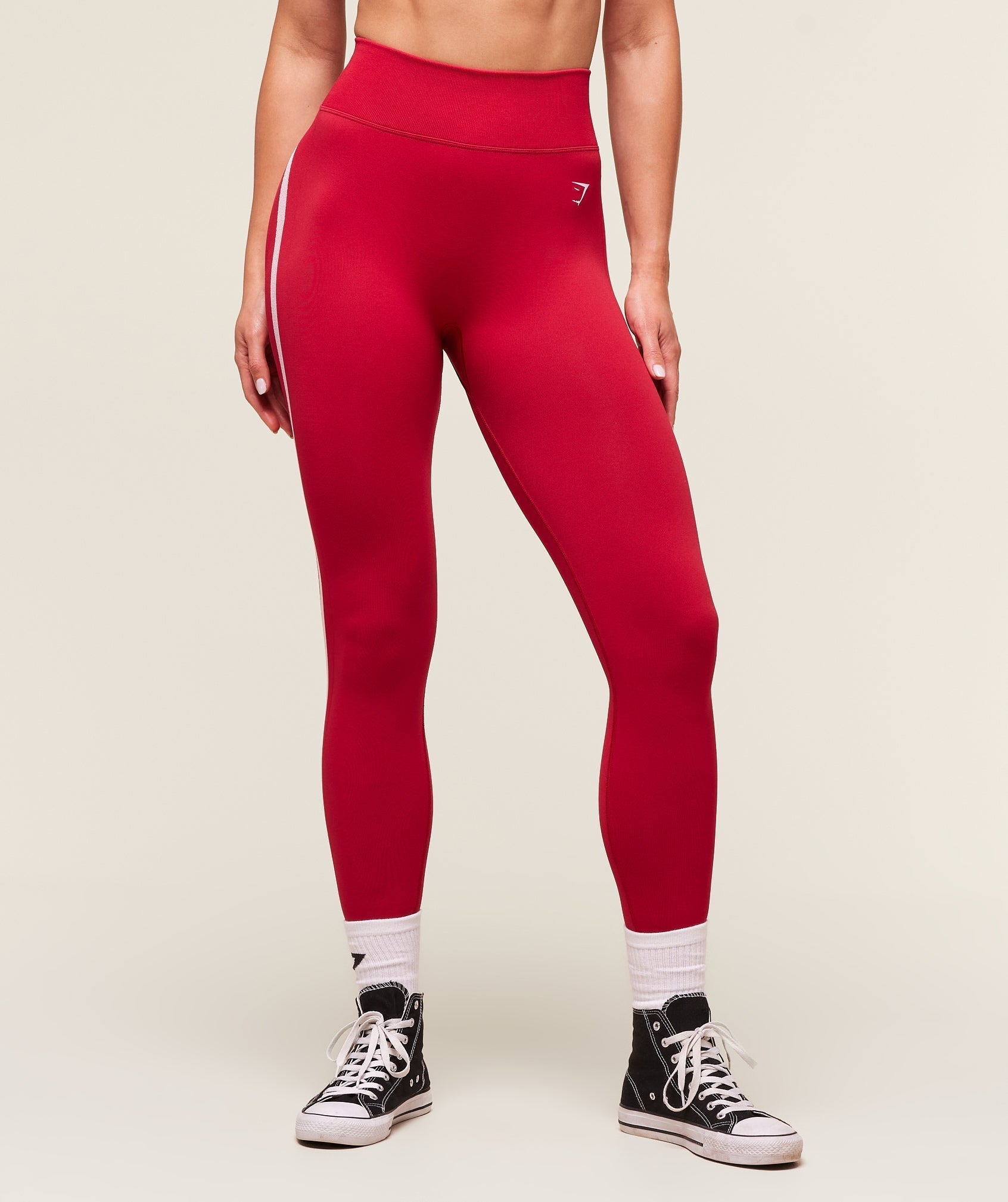 Lift Campus Seamless Leggings - Carmine Red