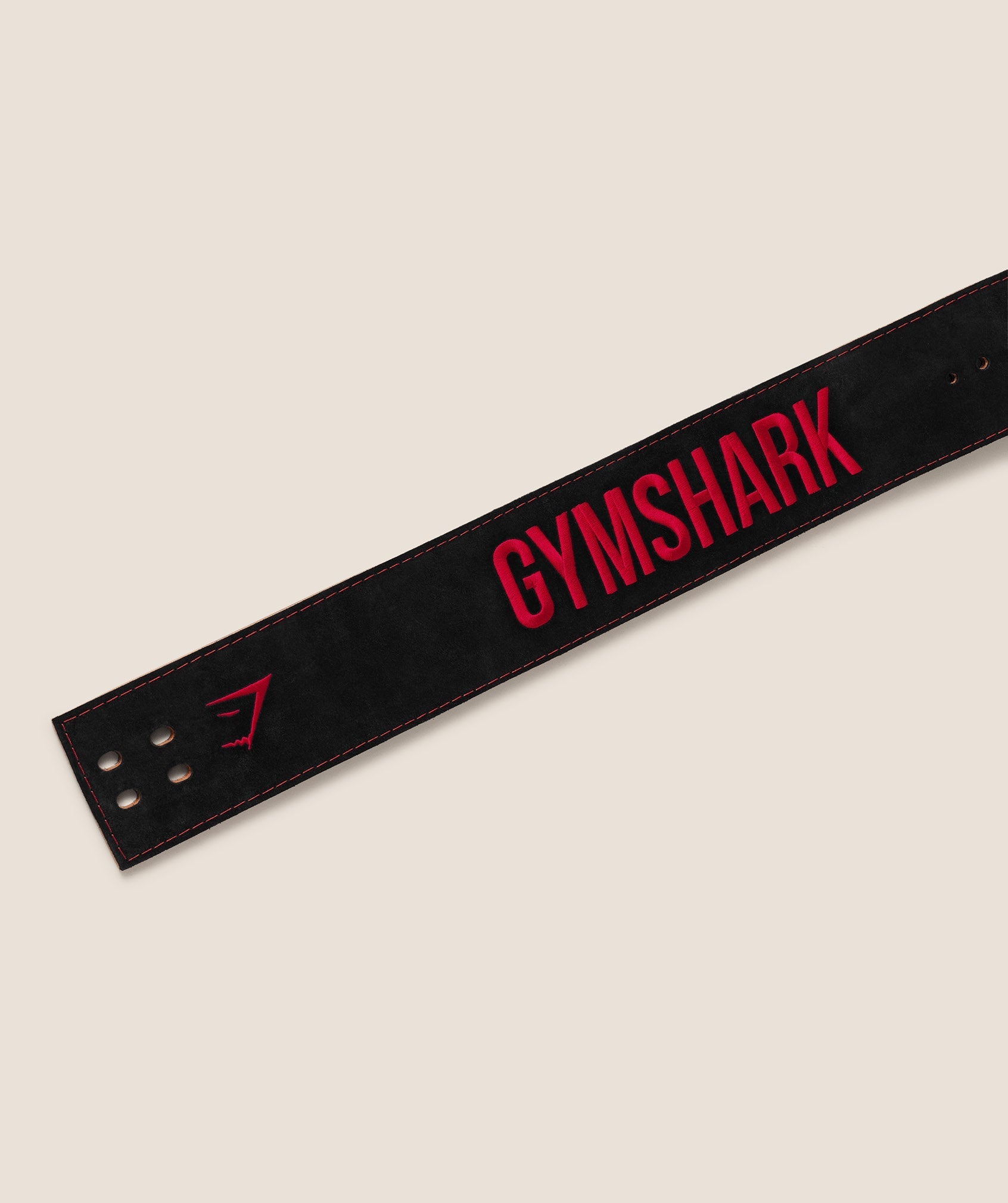 Gymshark Lever Lifting Belt - Black/Carmine Red