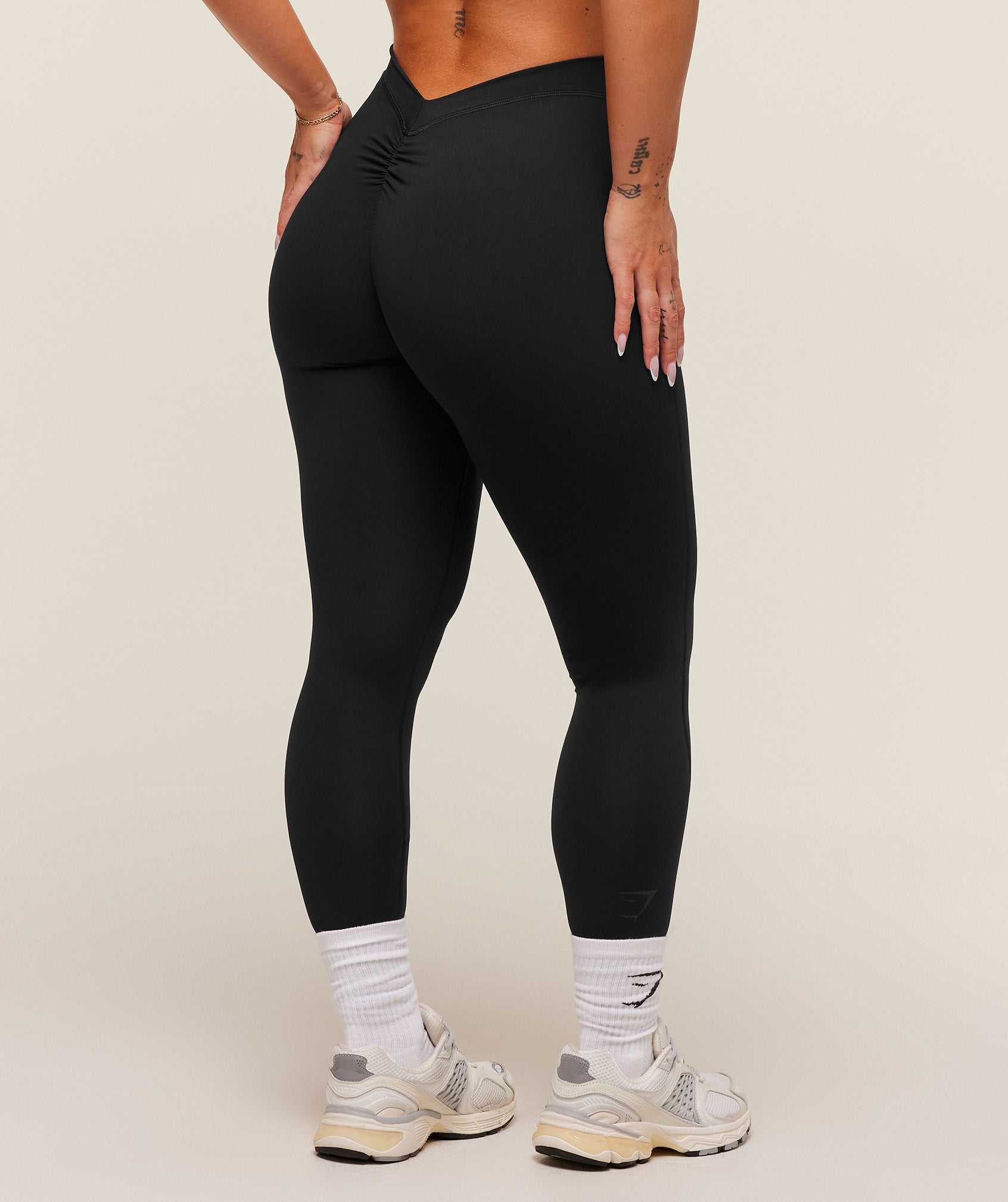 Gymshark Lifting Dipped Waistband Leggings - Black