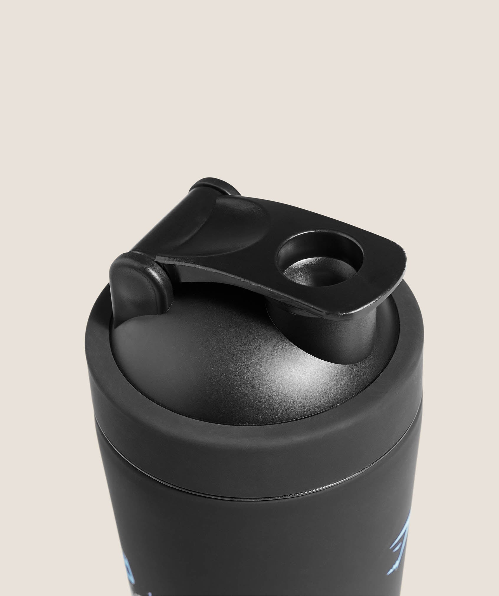 Gymshark Graphic Metal Insulated Shaker Bottle - Black