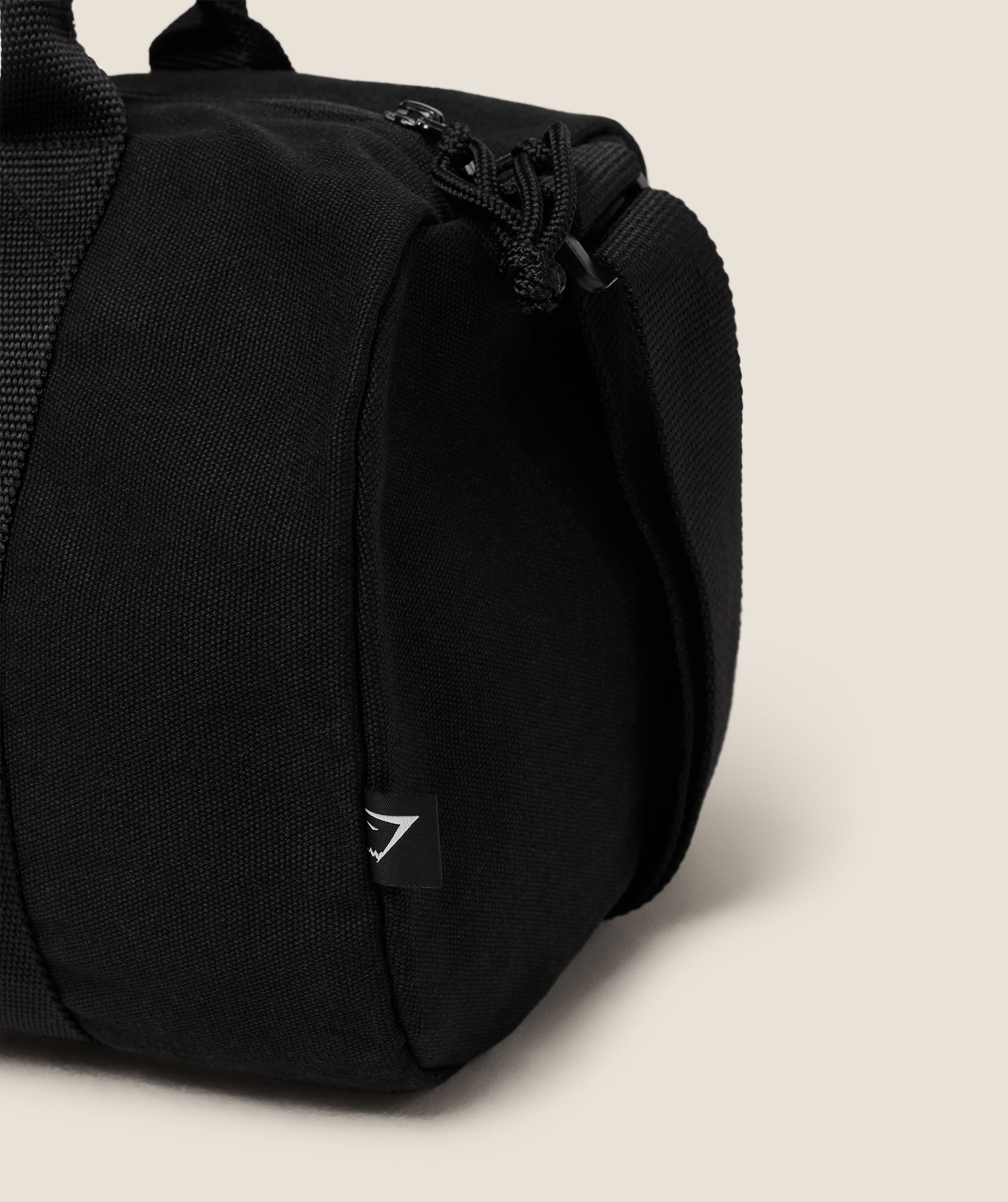 Gymshark Strength Dept Mini Canvas Duffle Bag - Black
