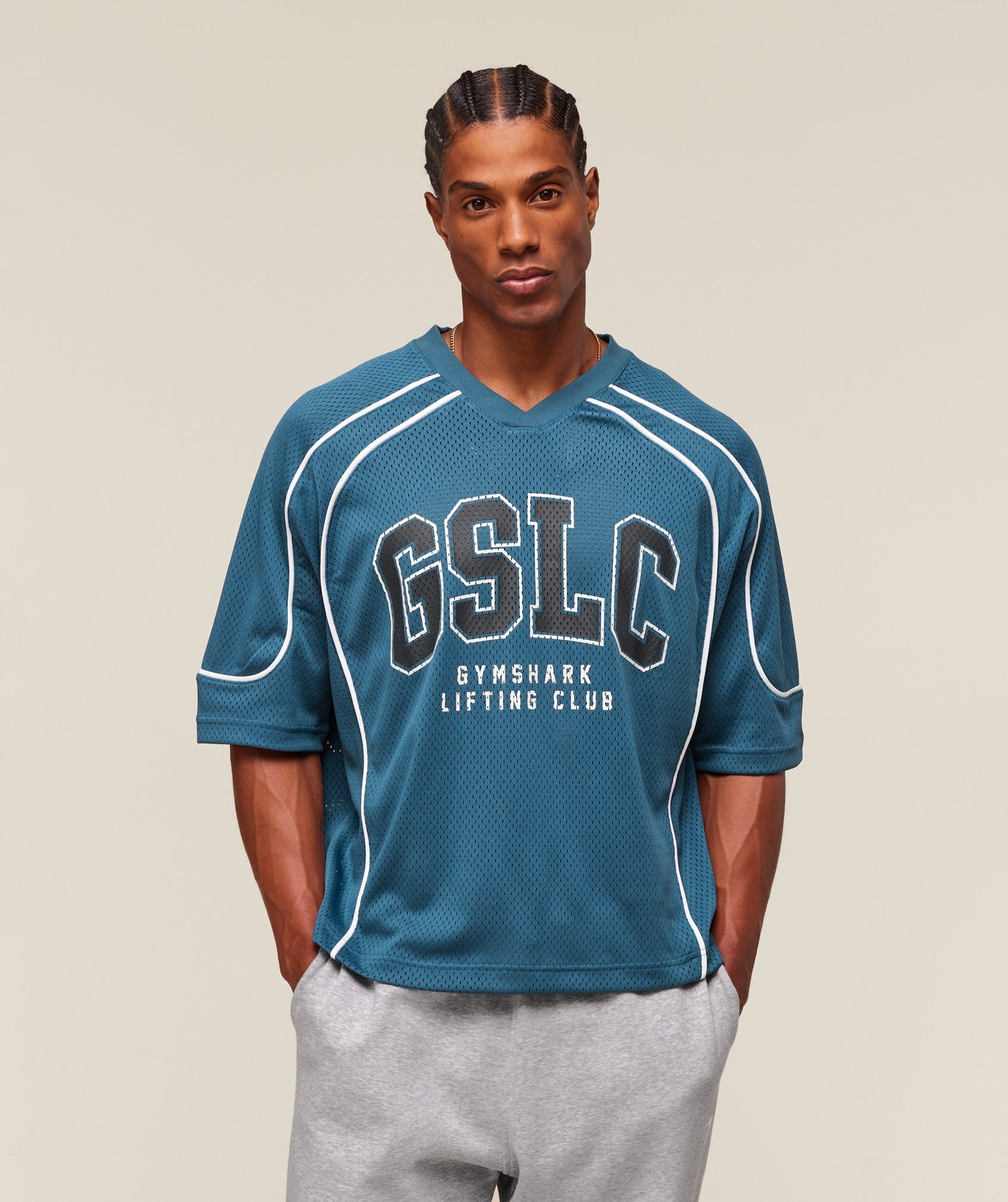 Gymshark GSLC Sports Jersey - Success Blue