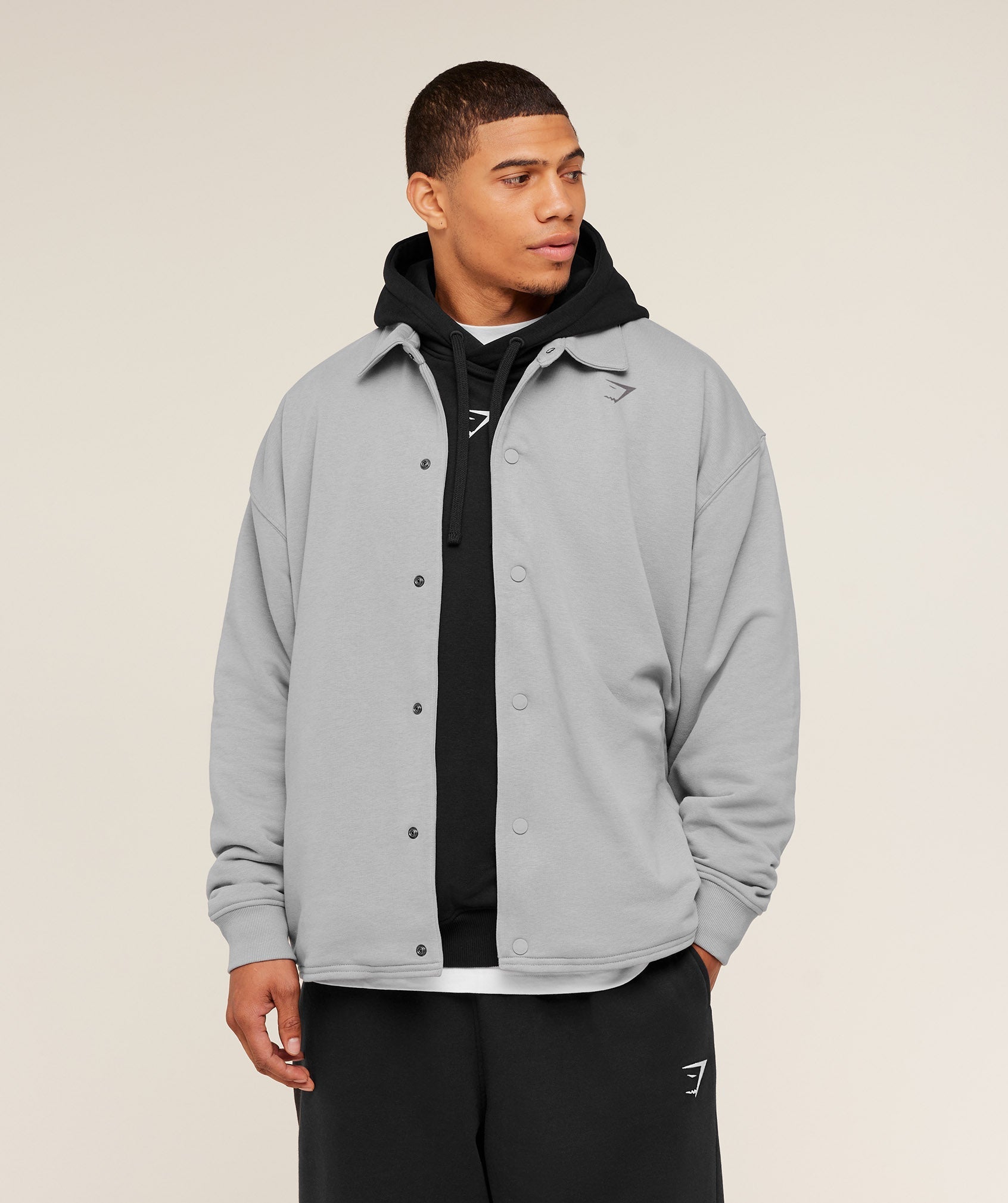 Gymshark Power Coach Jacket - Smokey Grey