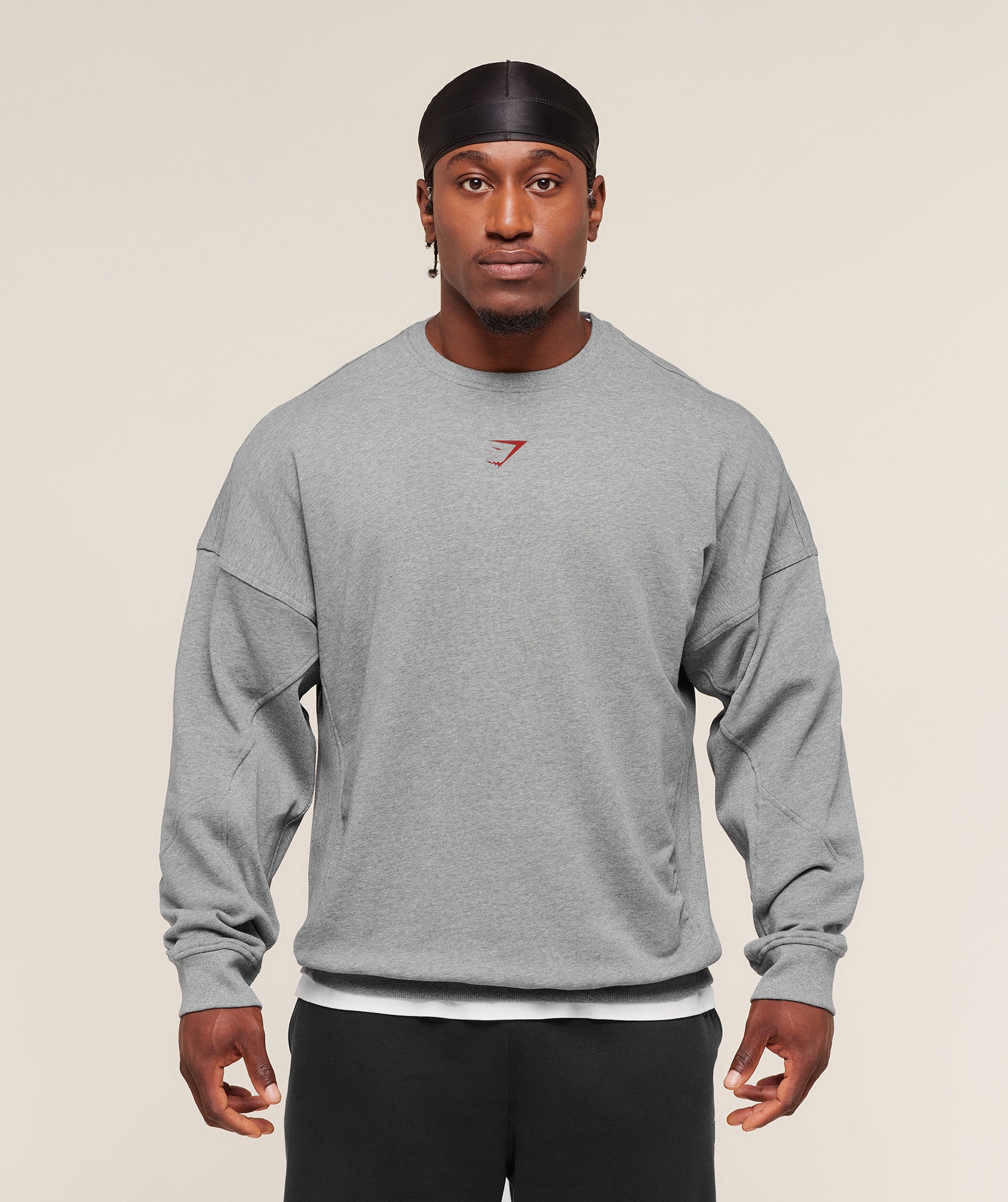 Gymshark Power Crew - Charcoal Core Marl