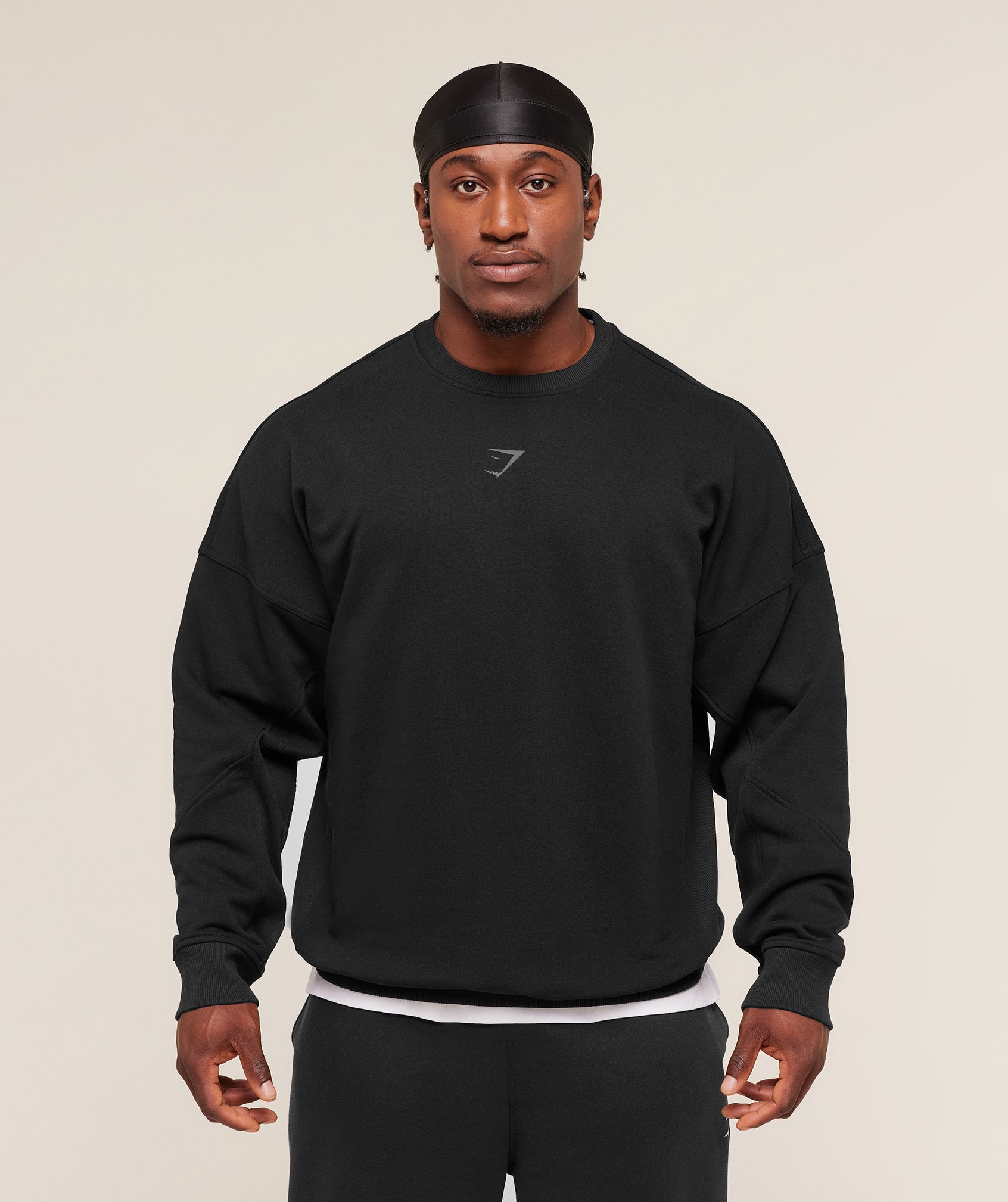 Gymshark Power Crew - Black/Asphalt Grey