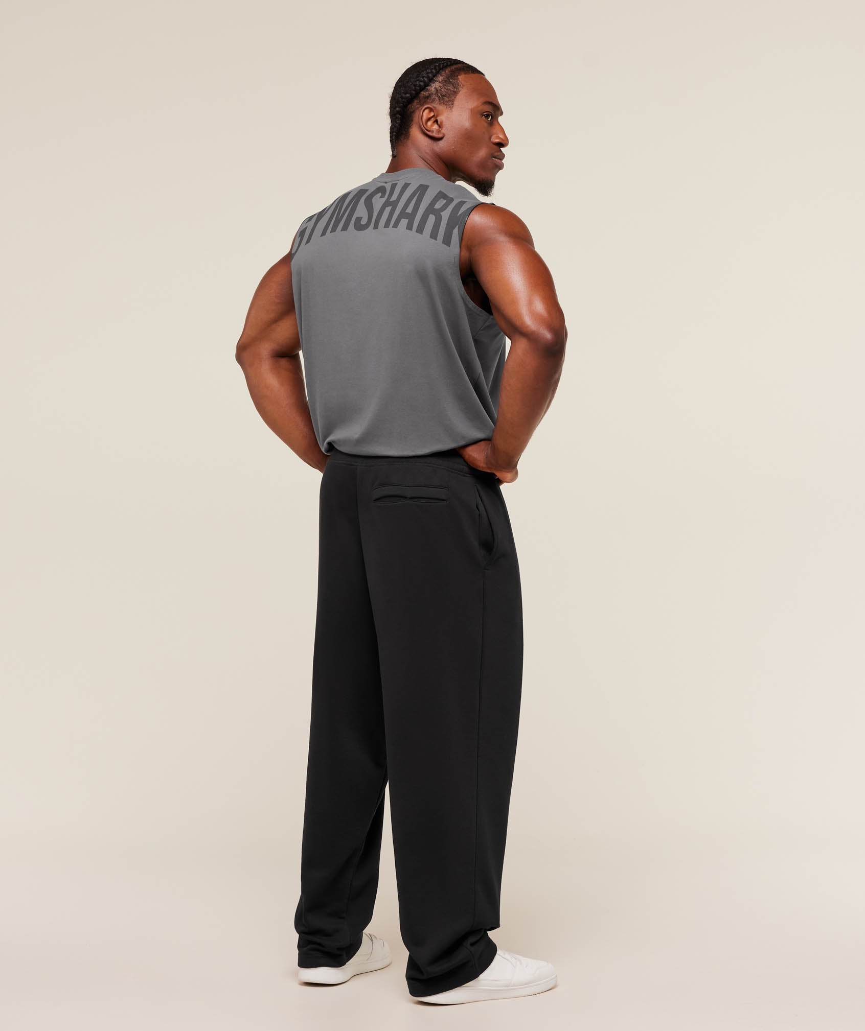 Gymshark Power Cut Off Tank - Dark Grey