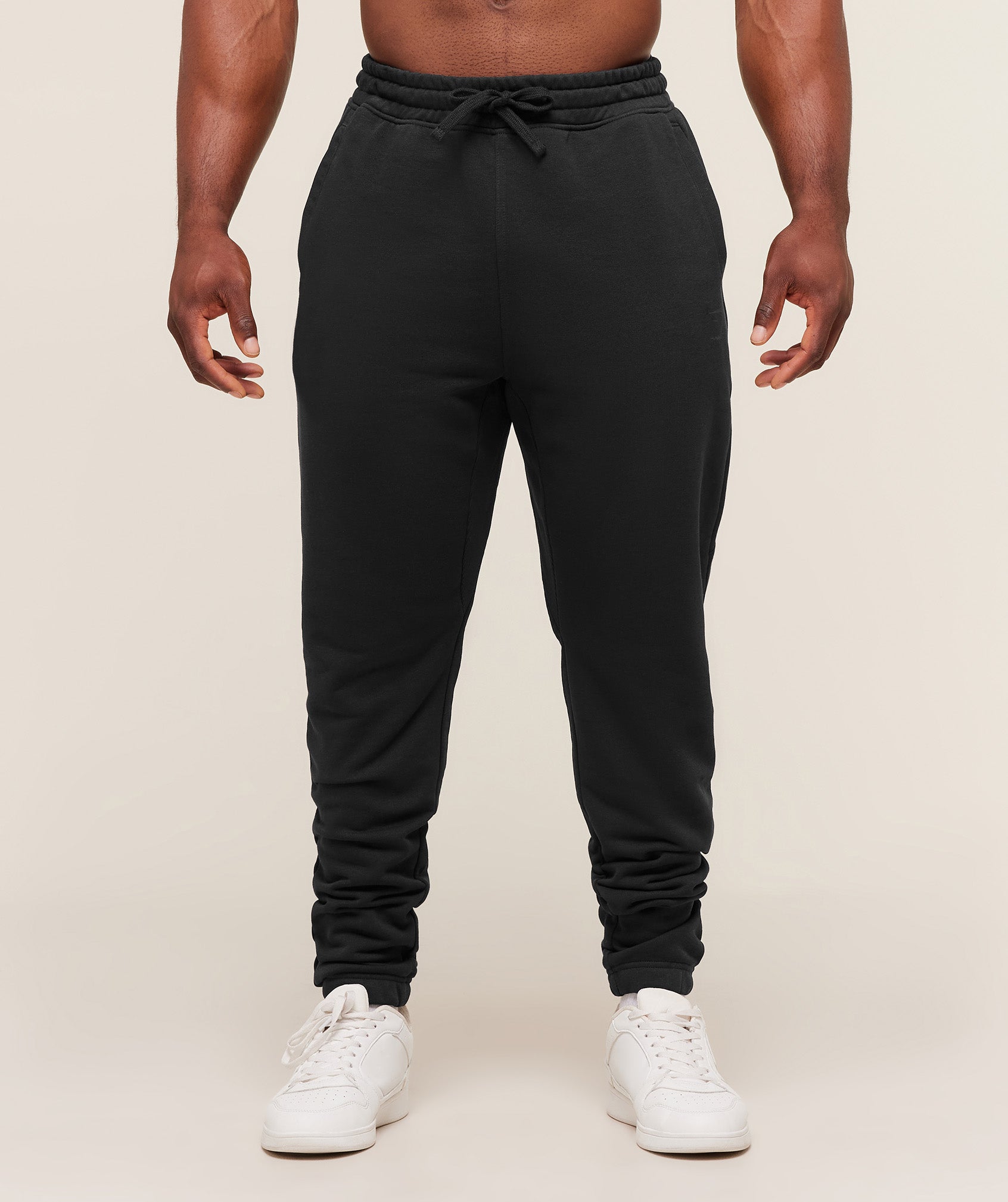 Gymshark Power Joggers Tall - Black/Asphalt Grey