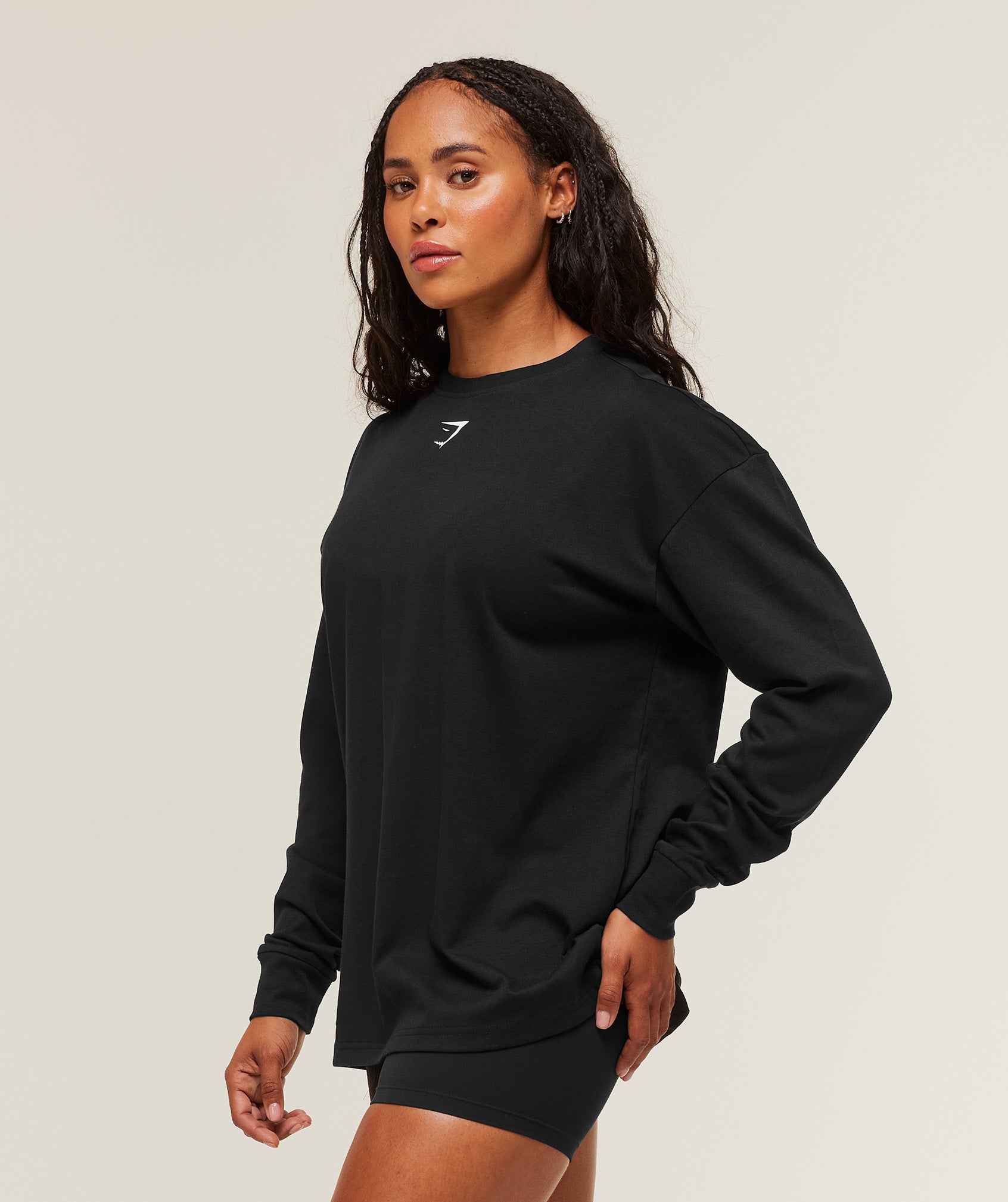Gymshark Power Long Sleeve Top - Black