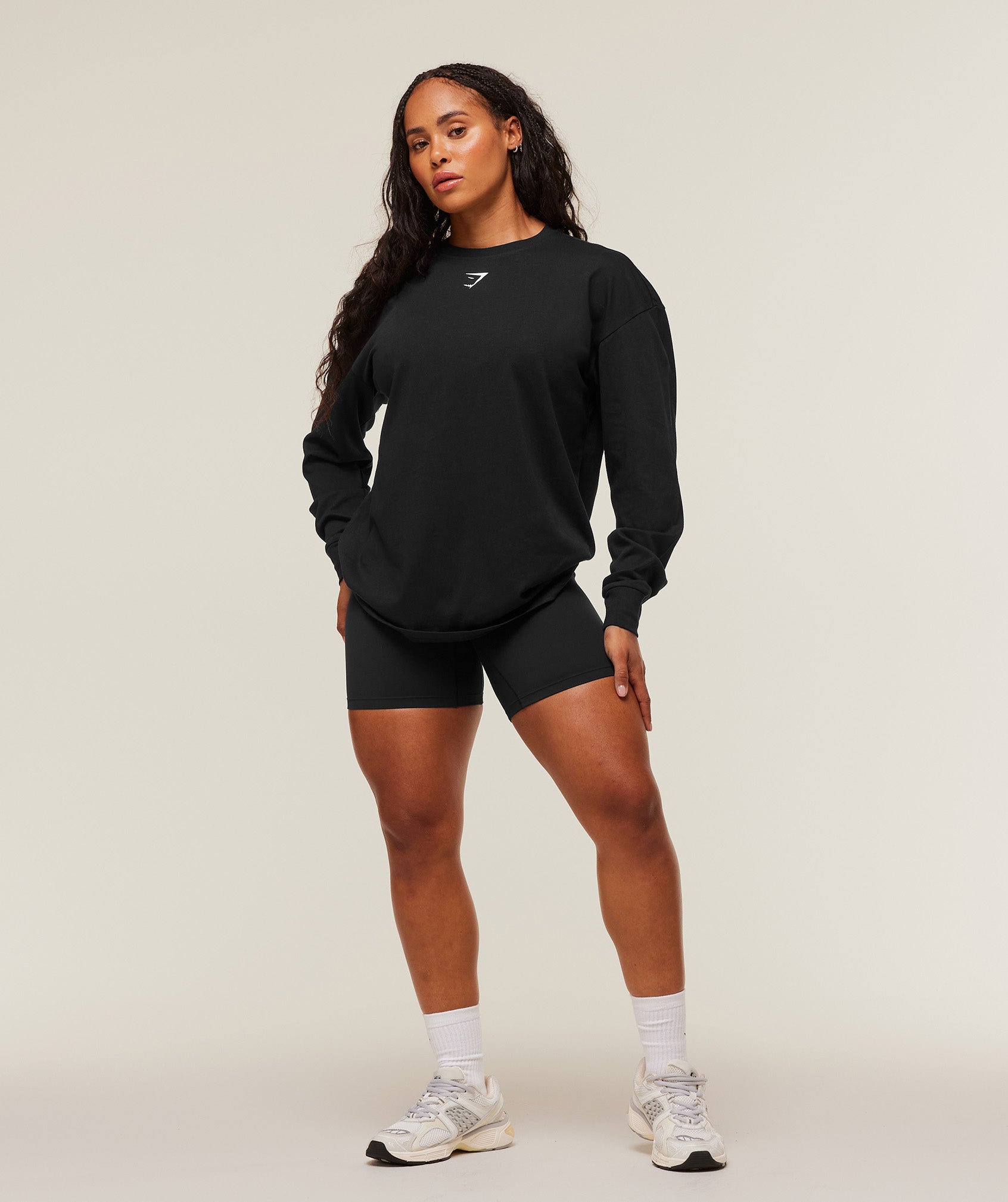 Gymshark Power Long Sleeve Top - Black