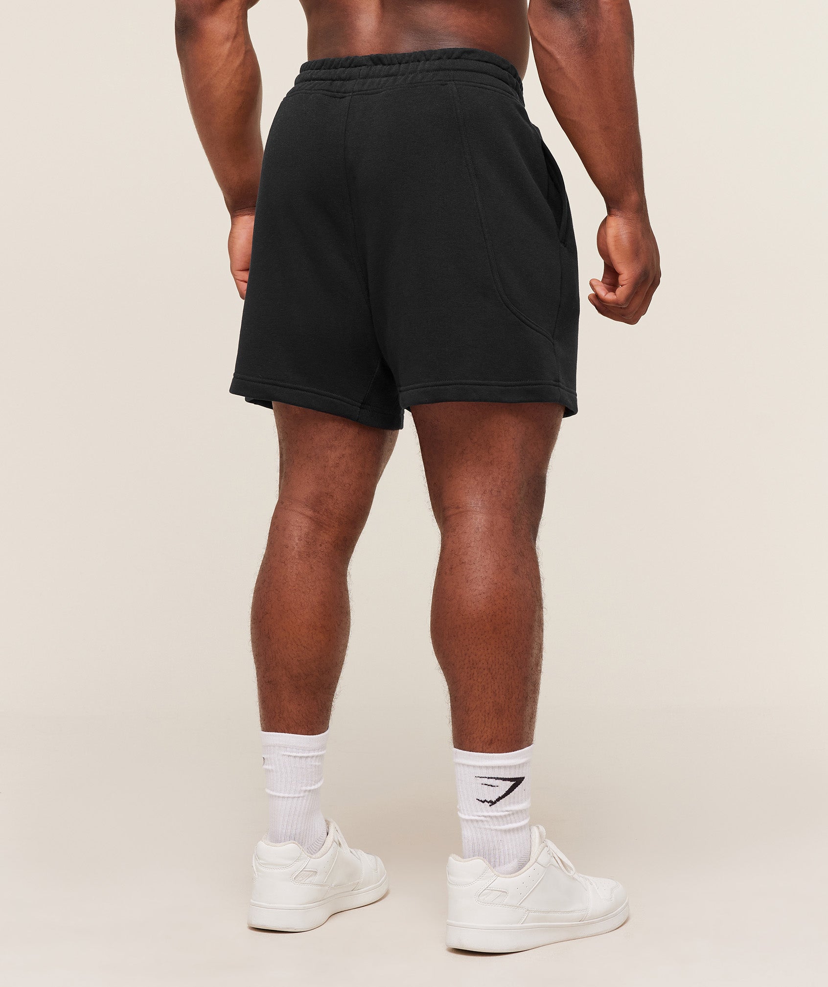 Gymshark Power 5" Shorts - Black/Asphalt Grey