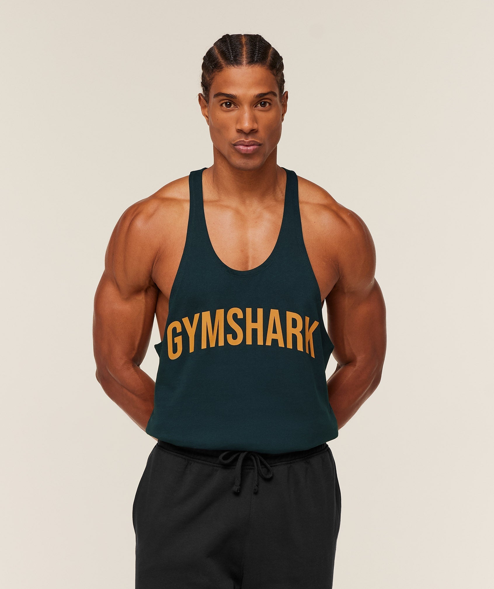 Gymshark Power Stringer - Deep Petrol Blue