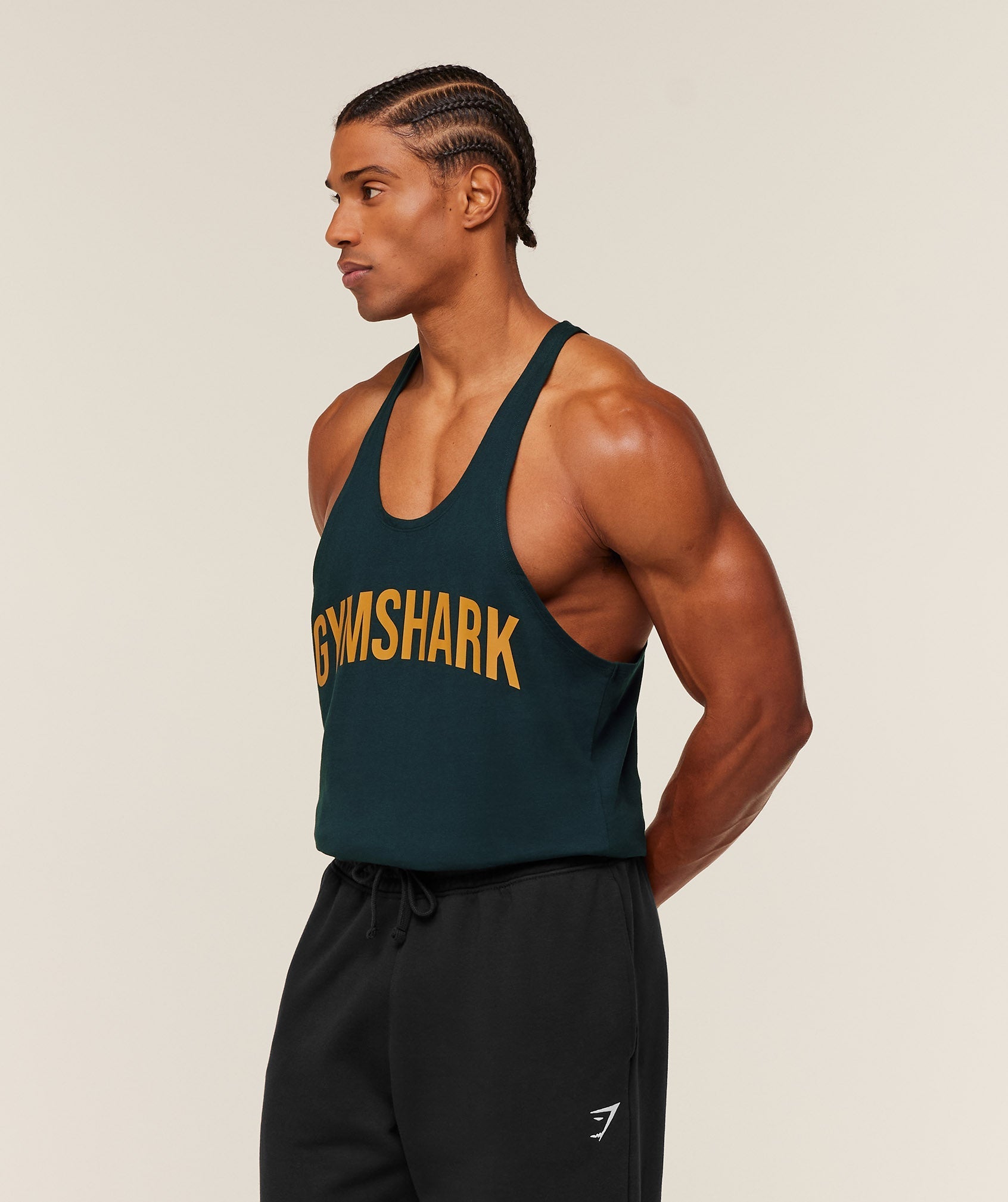 Gymshark Power Stringer - Deep Petrol Blue