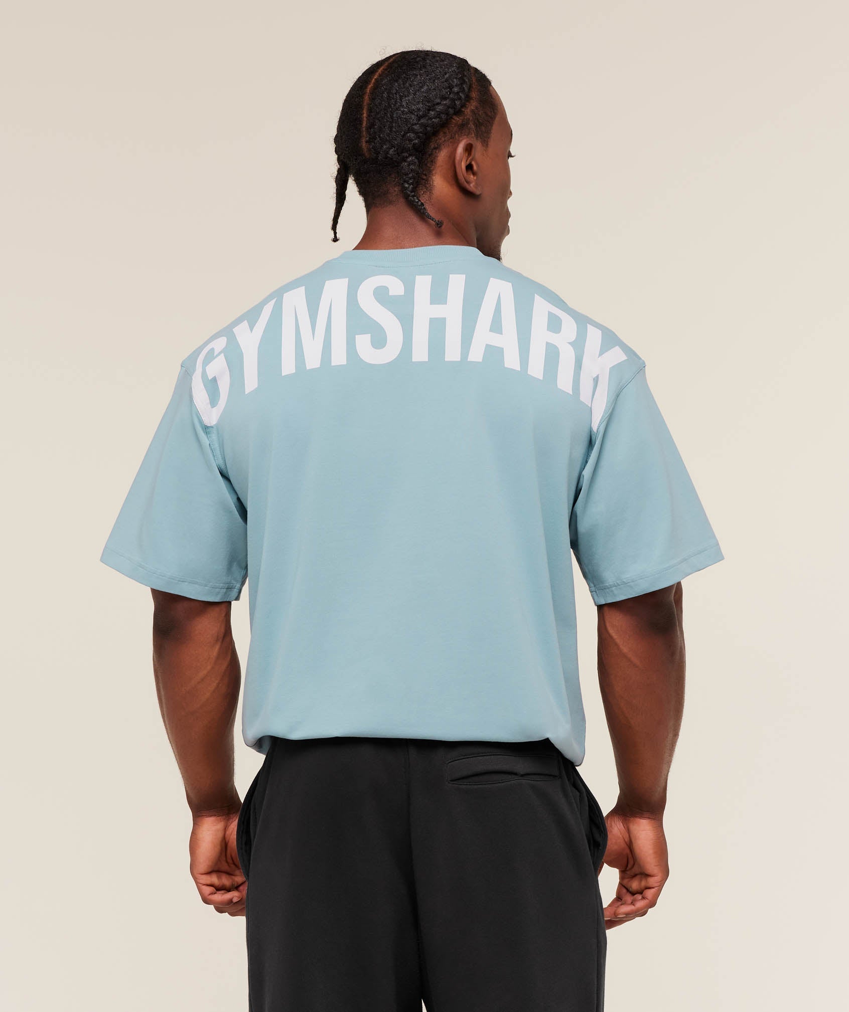 Gymshark Power T-Shirt - Bench Blue