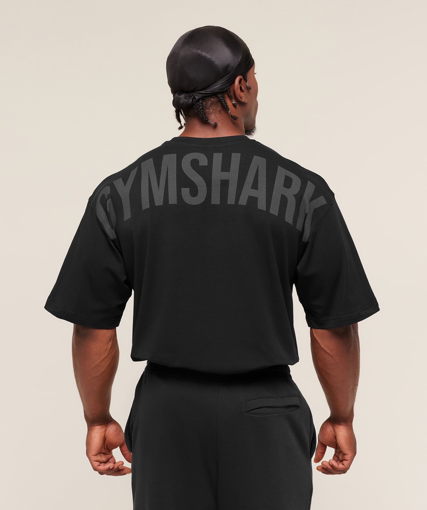 Gymshark Power T-Shirt - Black/Asphalt Grey