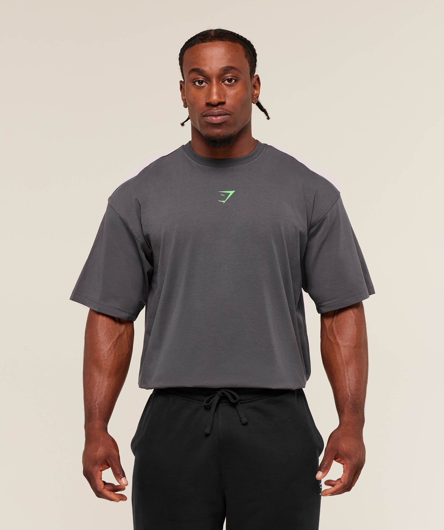 Gymshark Power T-Shirt - Onyx Grey