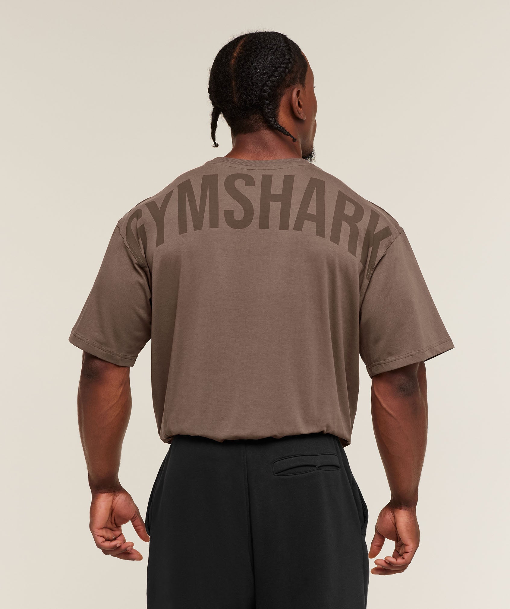 Gymshark Power T-Shirt - Soft Brown