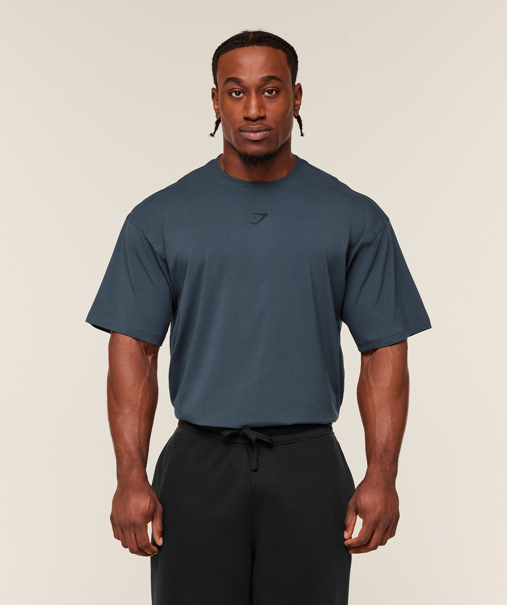 Gymshark Power T-Shirt - GS Stealth Blue