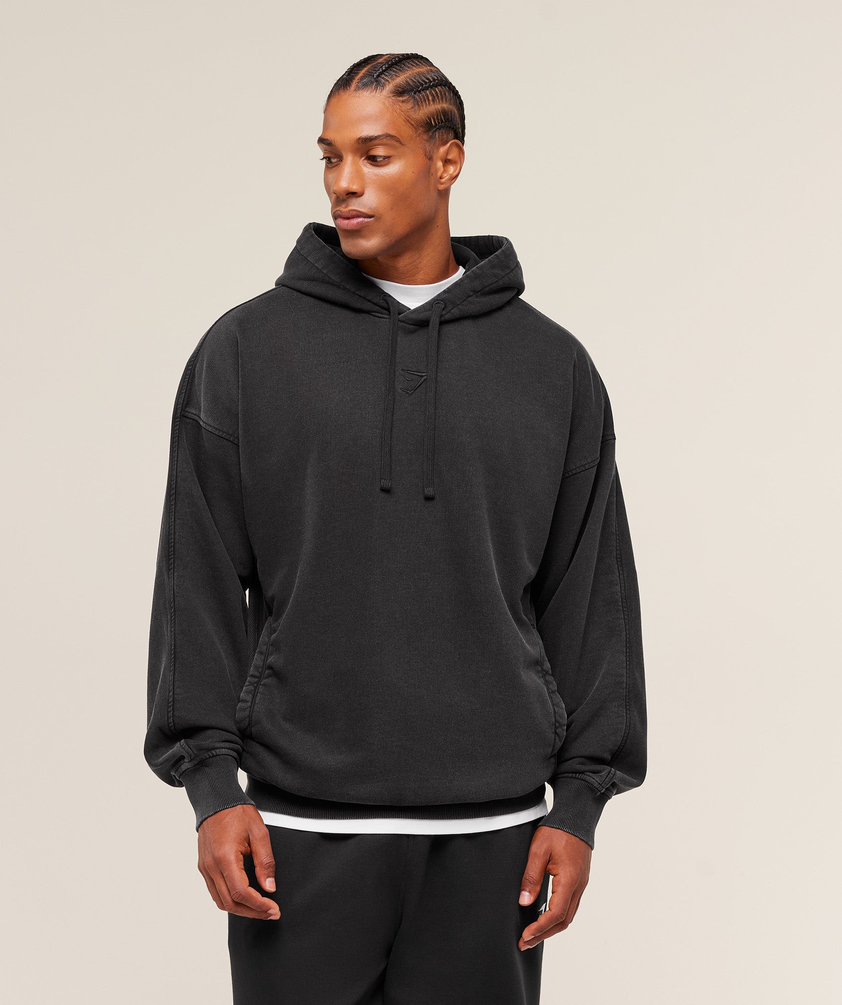Gymshark Power Washed Hoodie - GS Black
